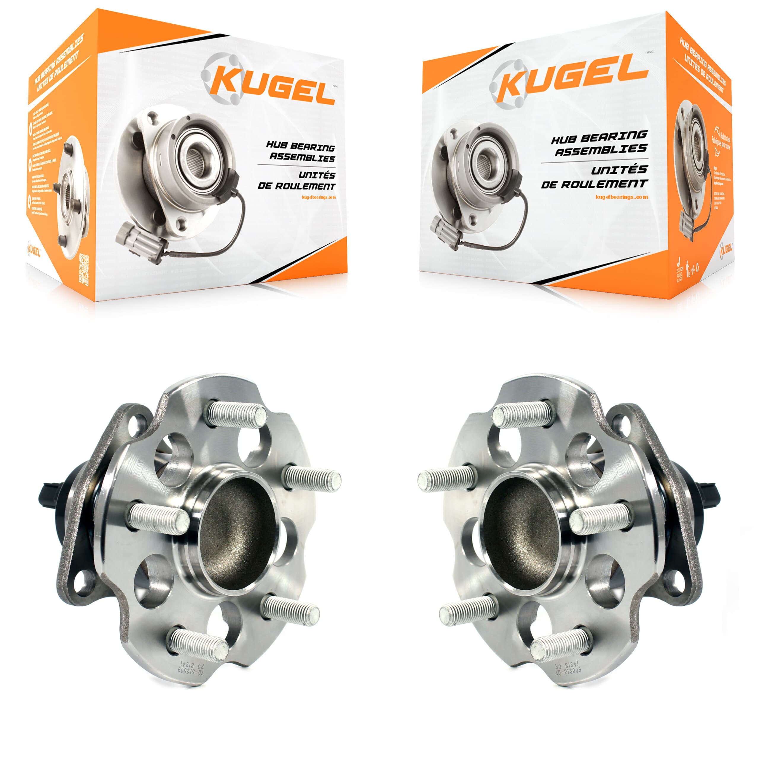 Kugel - K70-100755 - Rear Wheel Bearing and Hub Assembly Kits image 1
