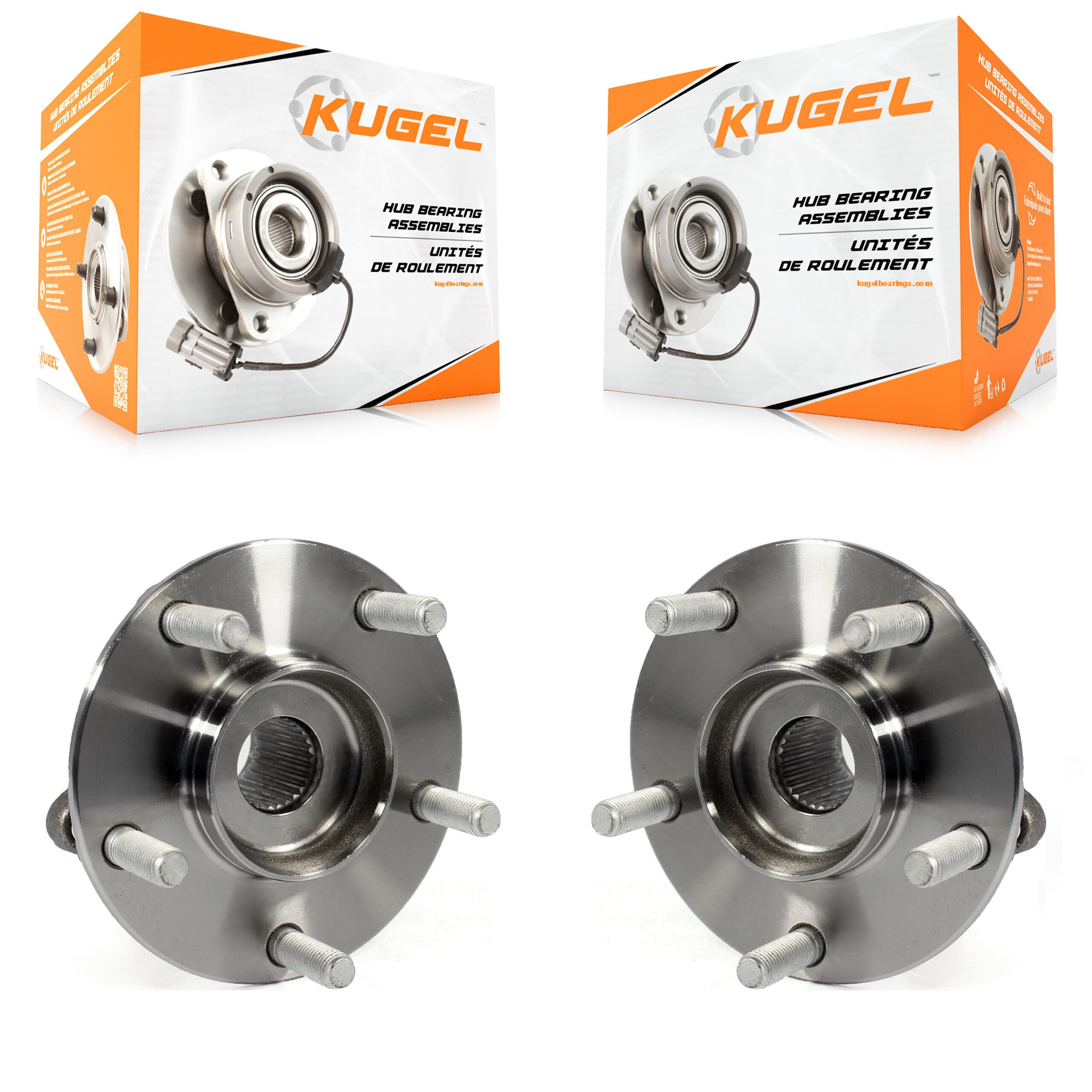 Kugel - K70-100760 - Rear Wheel Bearing and Hub Assembly Kits image 1
