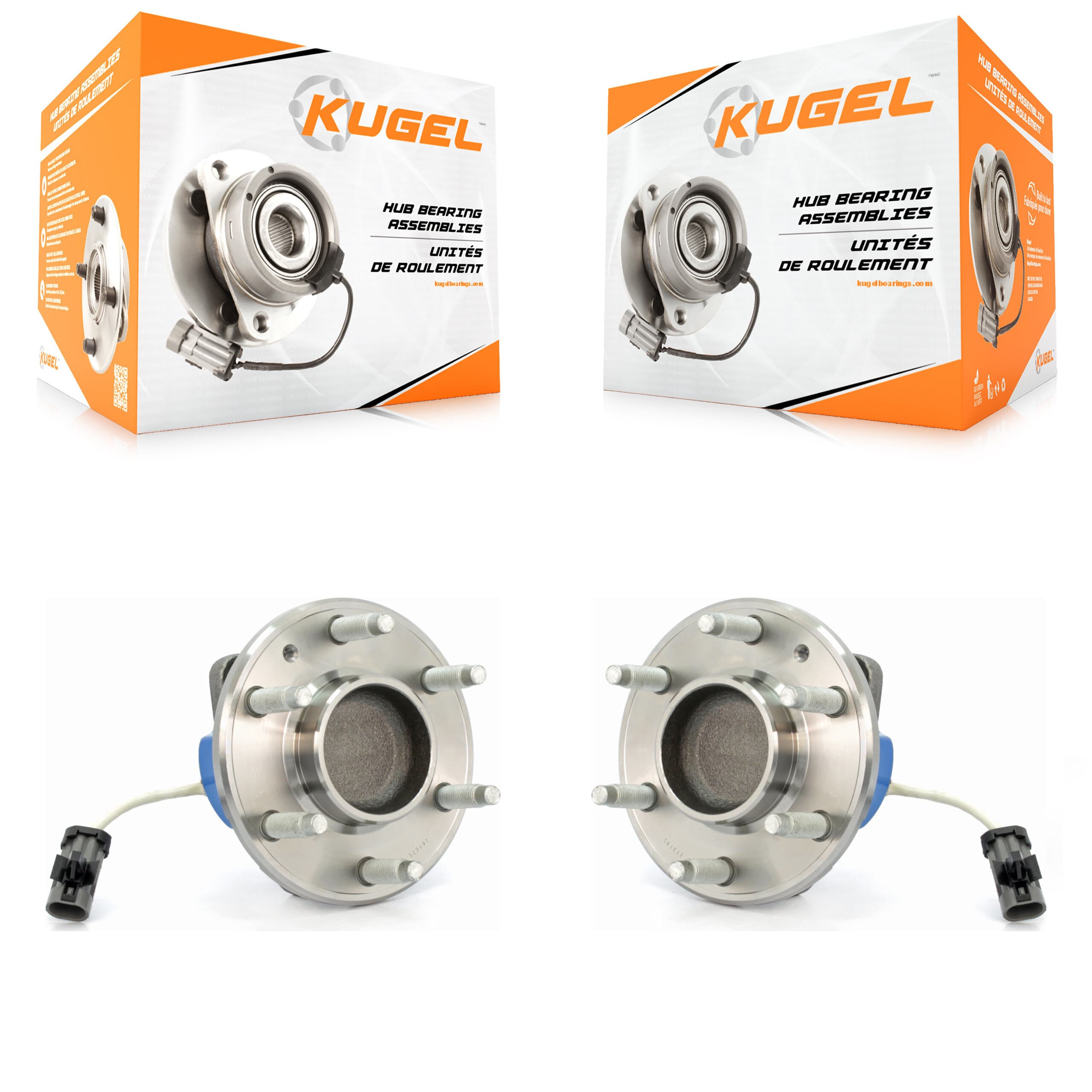 Kugel - K70-100769 - Rear Wheel Bearing and Hub Assembly Kits image 1