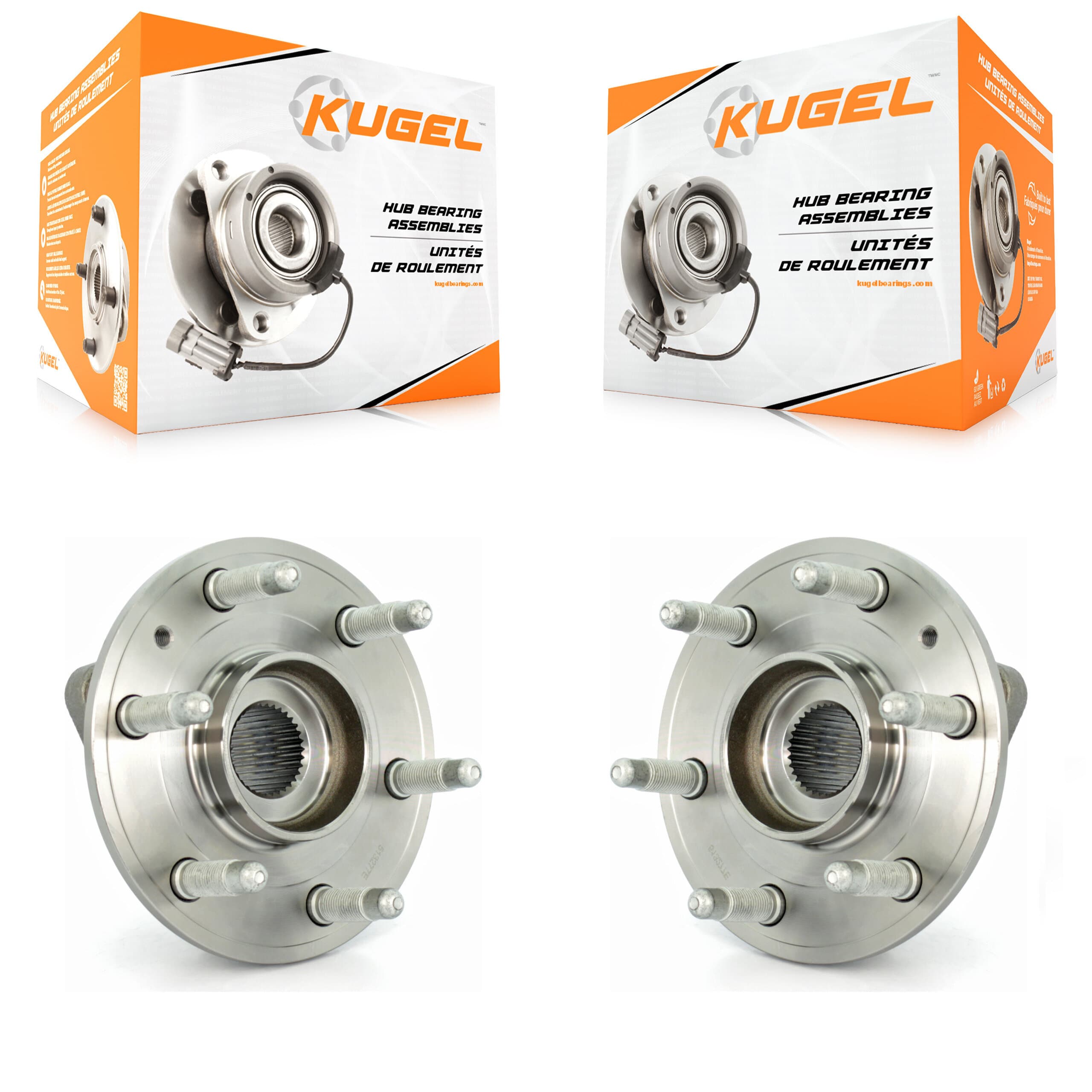 Kugel - K70-100776 - Rear Wheel Bearing and Hub Assembly Kits image 1