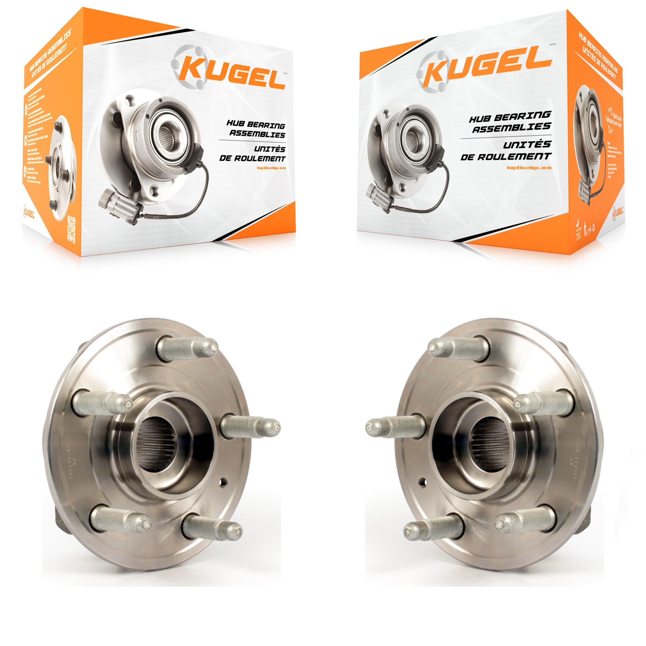 Kugel - K70-100778 - Rear Wheel Bearing and Hub Assembly Kits image 1