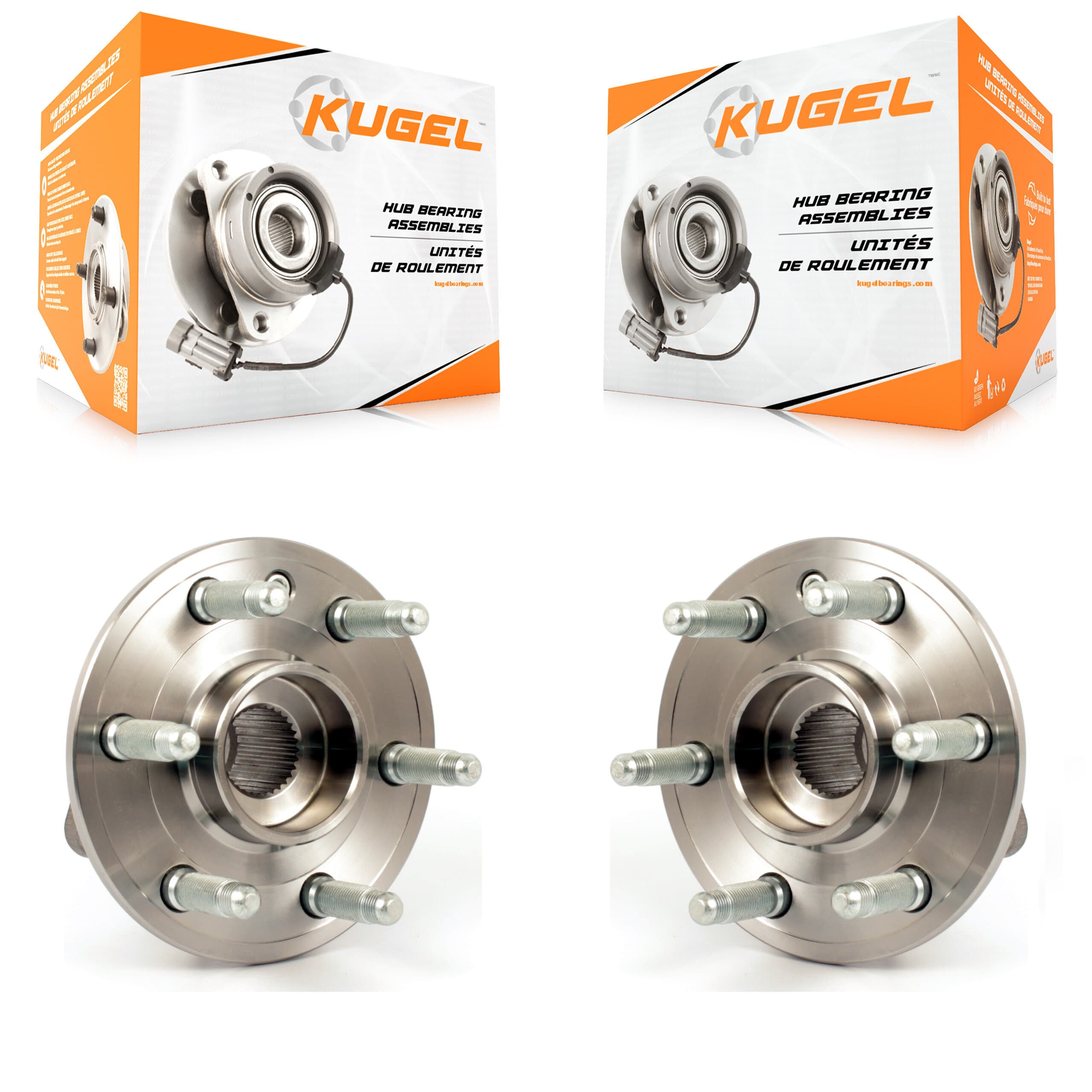 Kugel - K70-100780 - Rear Wheel Bearing and Hub Assembly Kits image 1