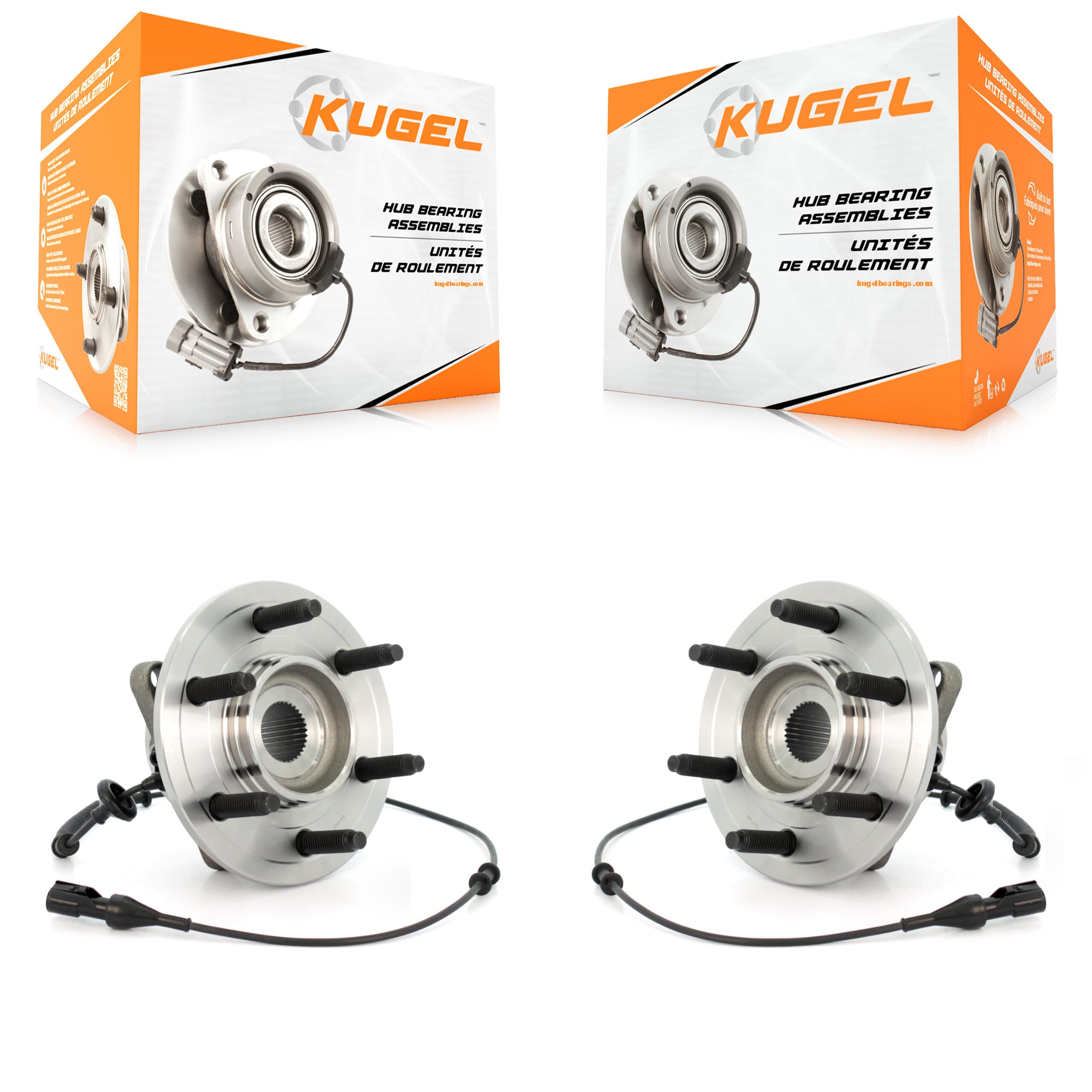 Kugel - K70-100784 - Rear Wheel Bearing and Hub Assembly Kits image 1