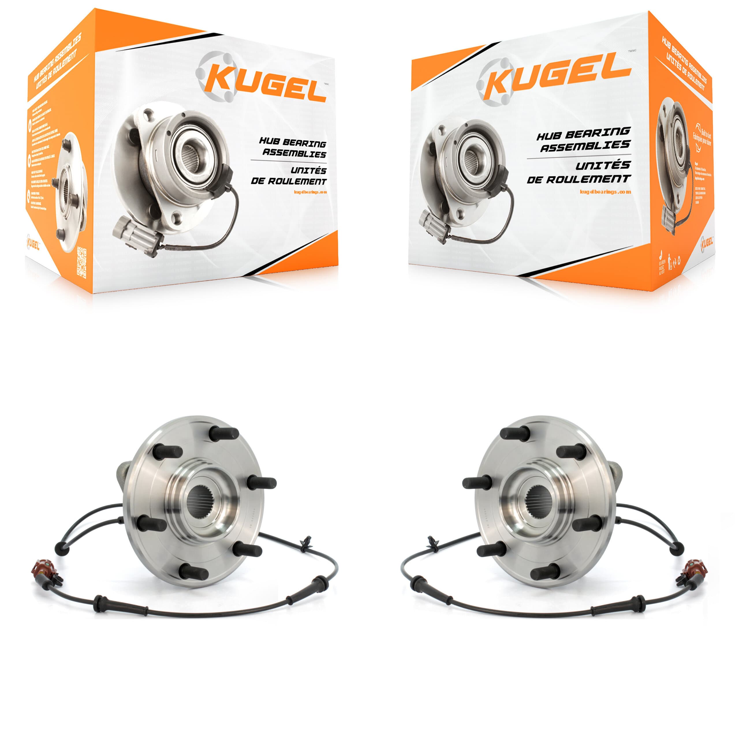 Kugel - K70-100786 - Rear Wheel Bearing and Hub Assembly Kits image 1