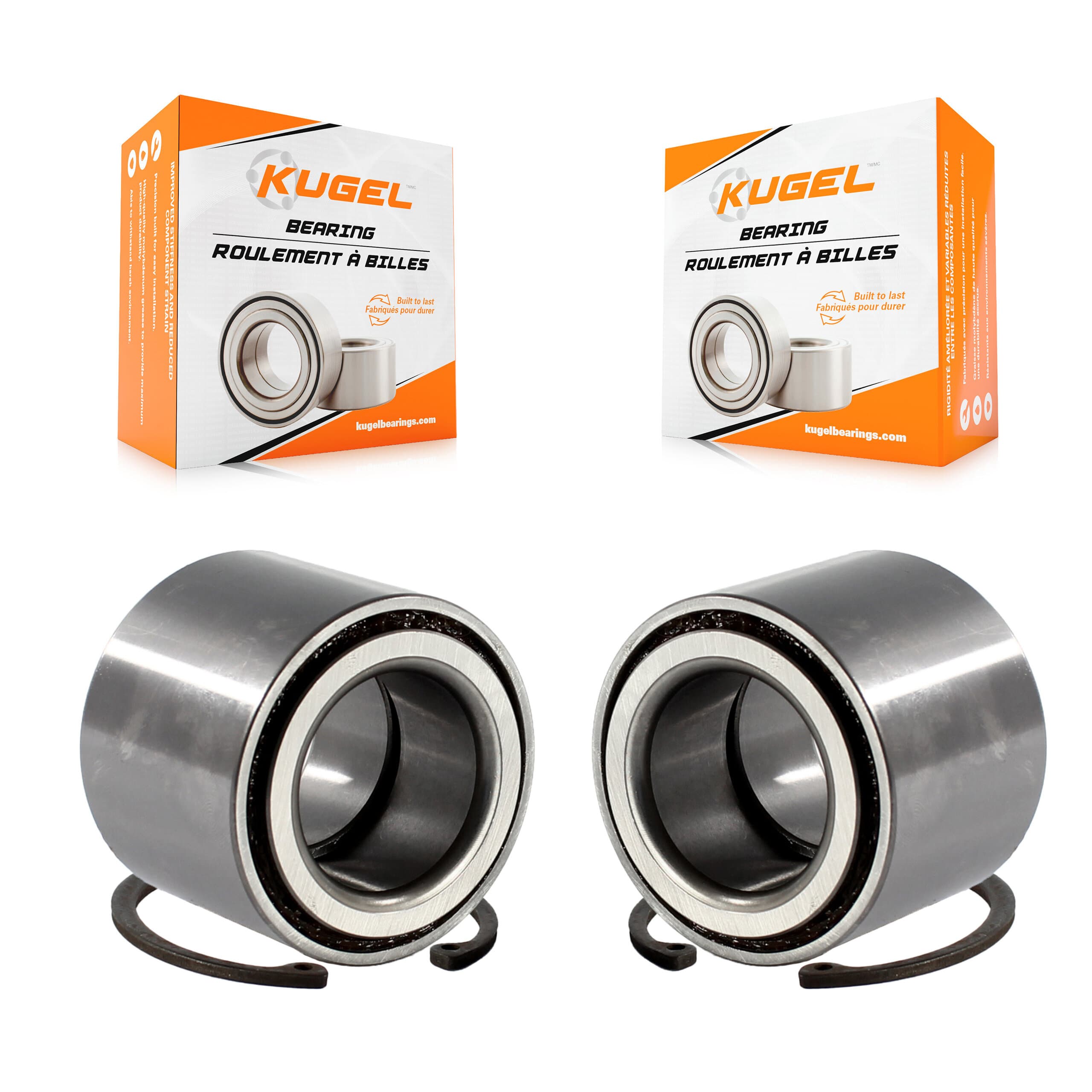 Kugel - K70-101104 - Rear Inner Wheel Bearing and Race Set Kits image 1