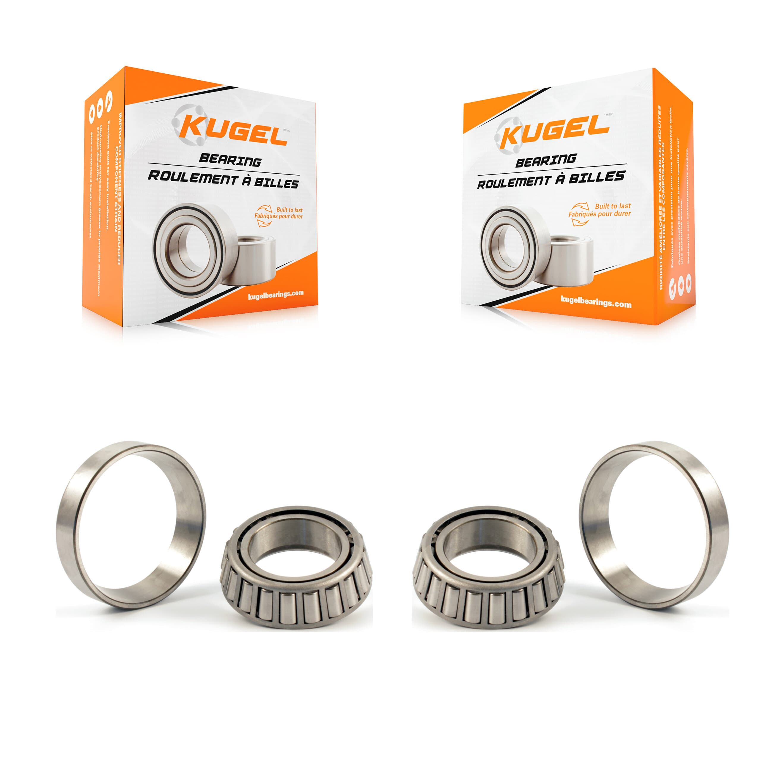Kugel - K70-101118 - Rear Inner Wheel Bearing and Race Set Kits image 1