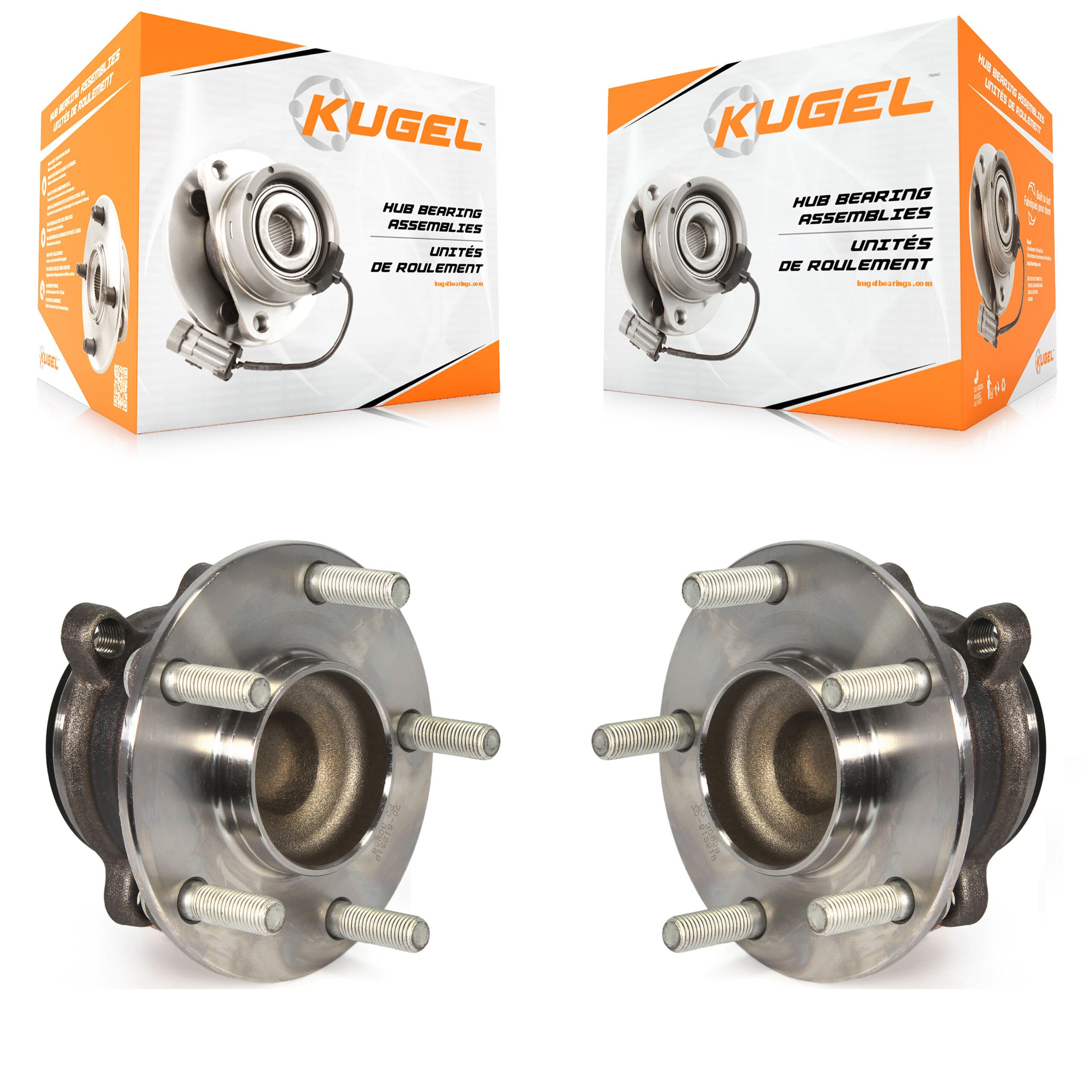 Kugel - K70-101380 - Rear Wheel Bearing and Hub Assembly Kits image 1
