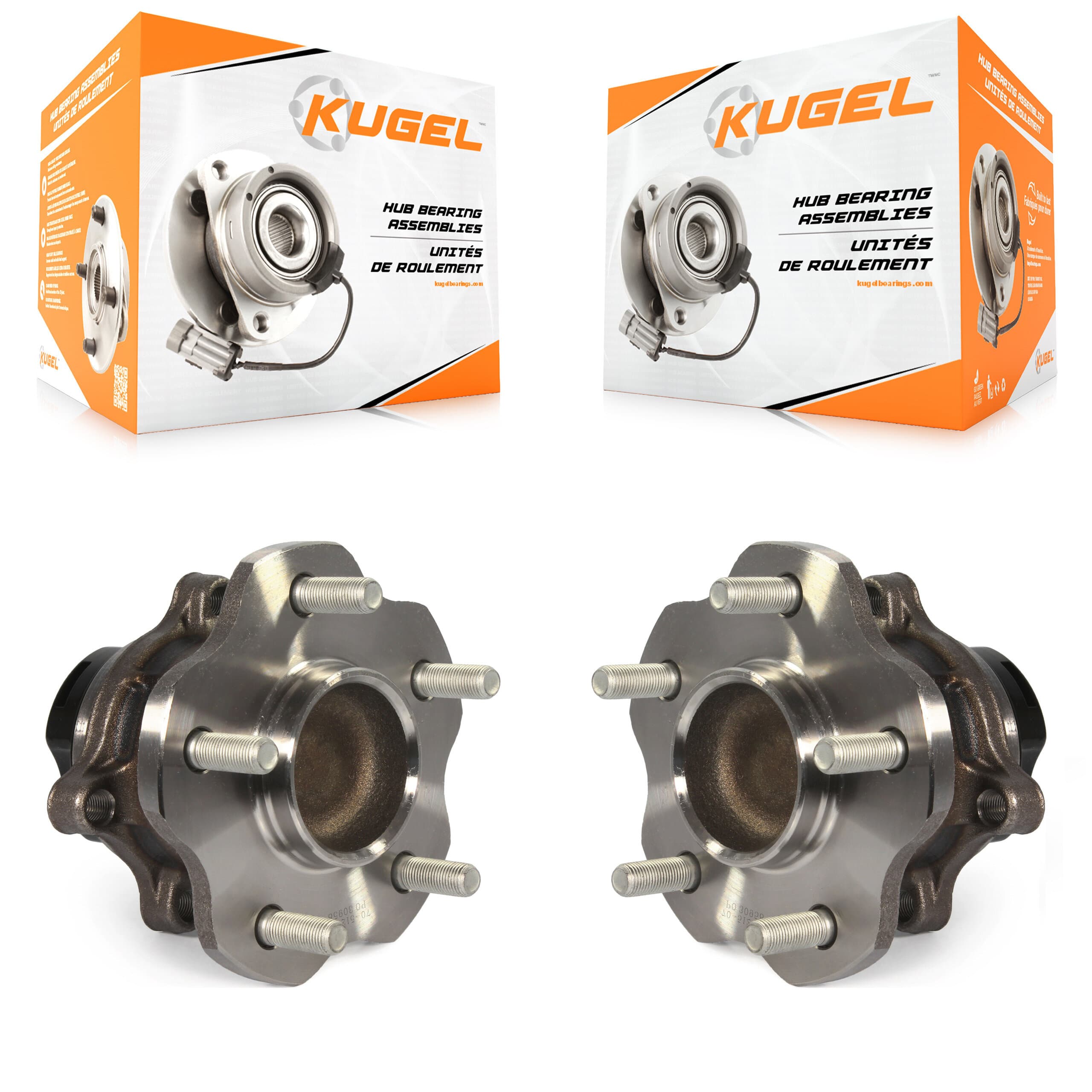 Kugel - K70-101383 - Rear Wheel Bearing and Hub Assembly Kits image 1