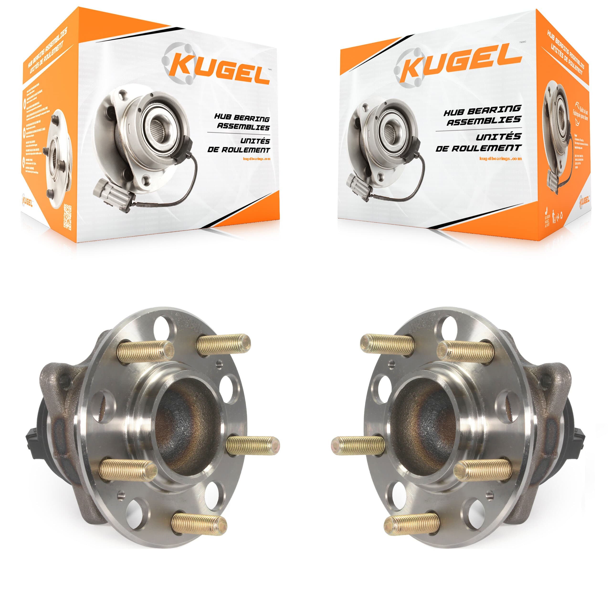 Kugel - K70-101386 - Rear Wheel Bearing and Hub Assembly Kits image 1