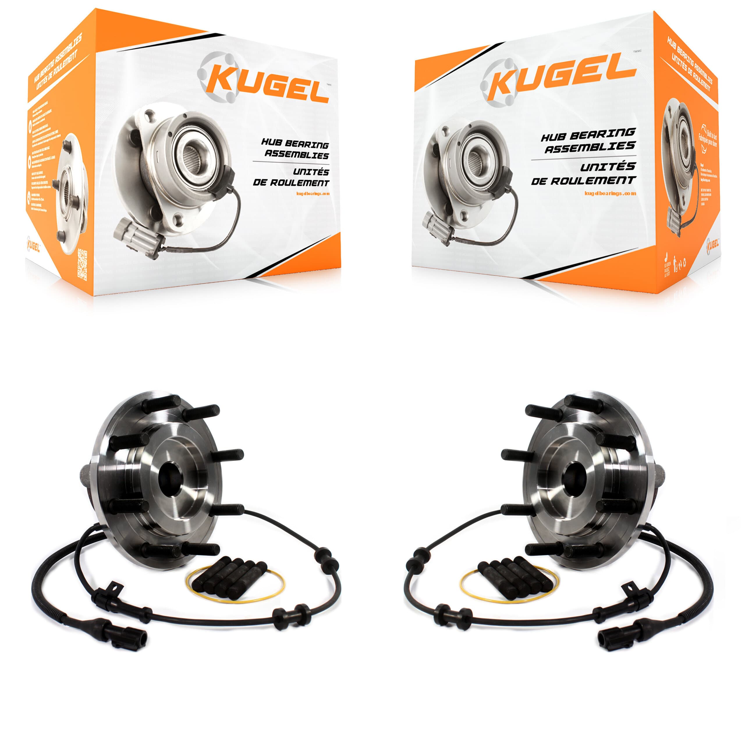 Kugel - K70-101488 - Front Wheel Bearing and Hub Assembly Kits image 1