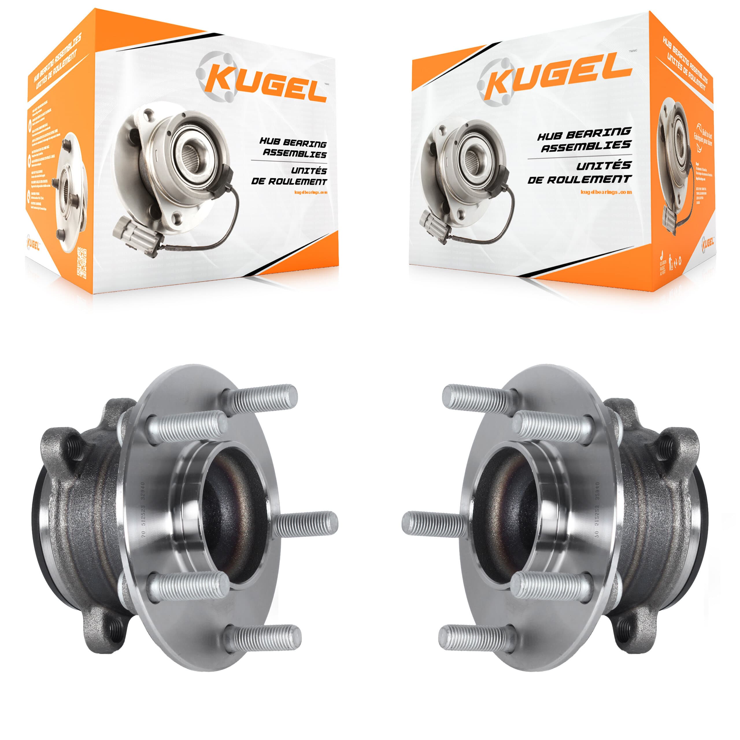 Kugel - K70-101503 - Rear Wheel Bearing and Hub Assembly Kits image 1