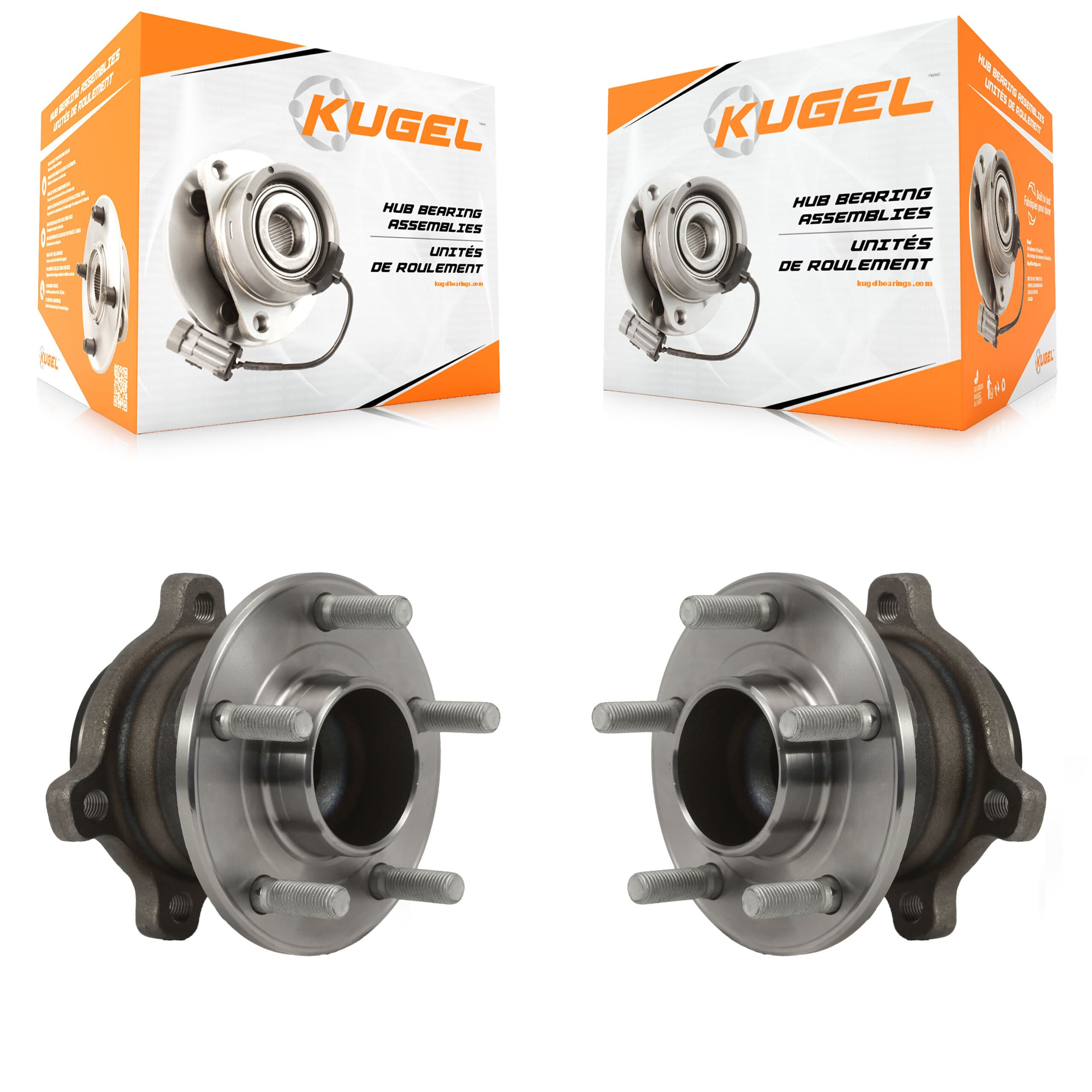 Kugel - K70-101504 - Rear Wheel Bearing and Hub Assembly Kits image 1