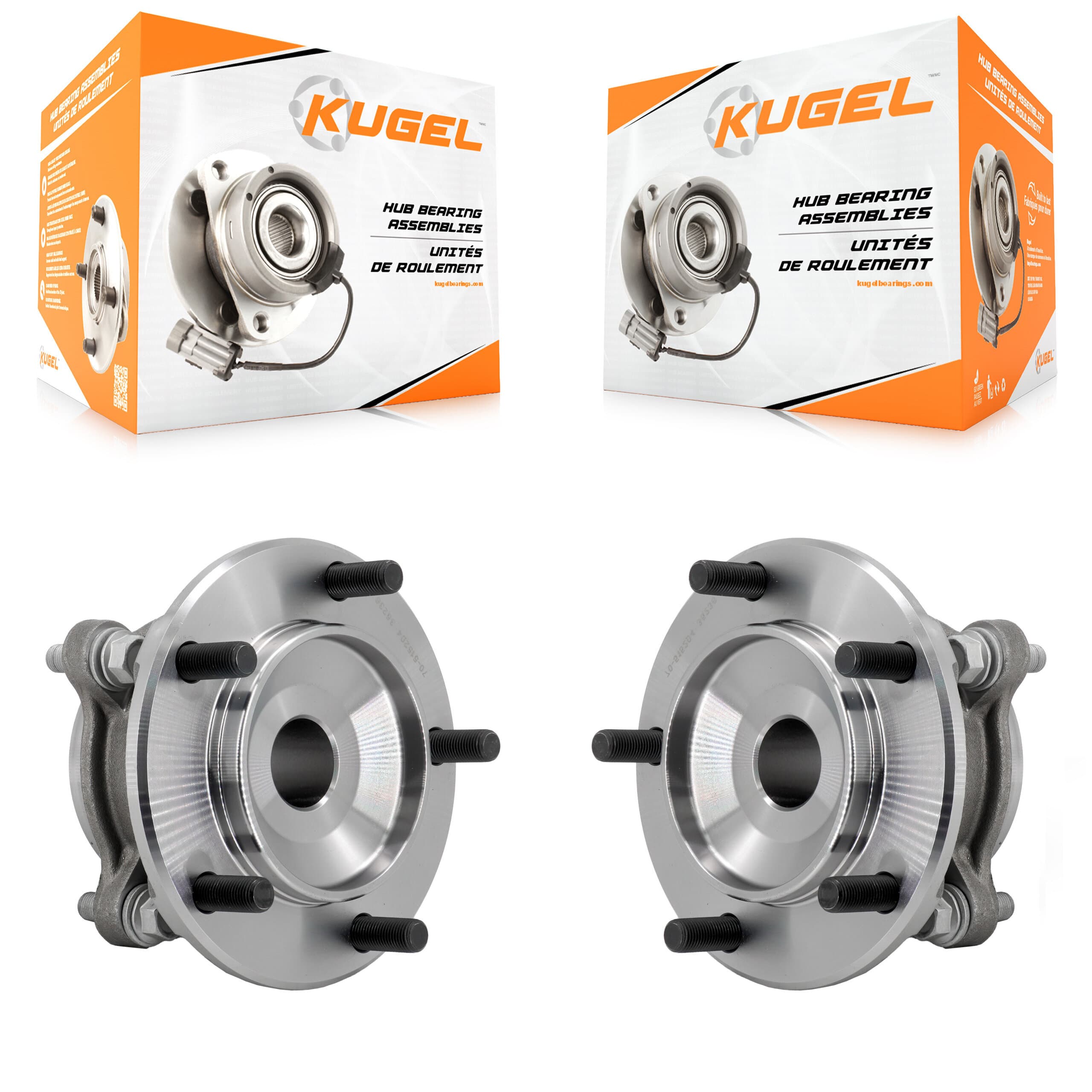 Kugel - K70-102061 - Front Wheel Bearing and Hub Assembly Kits image 1