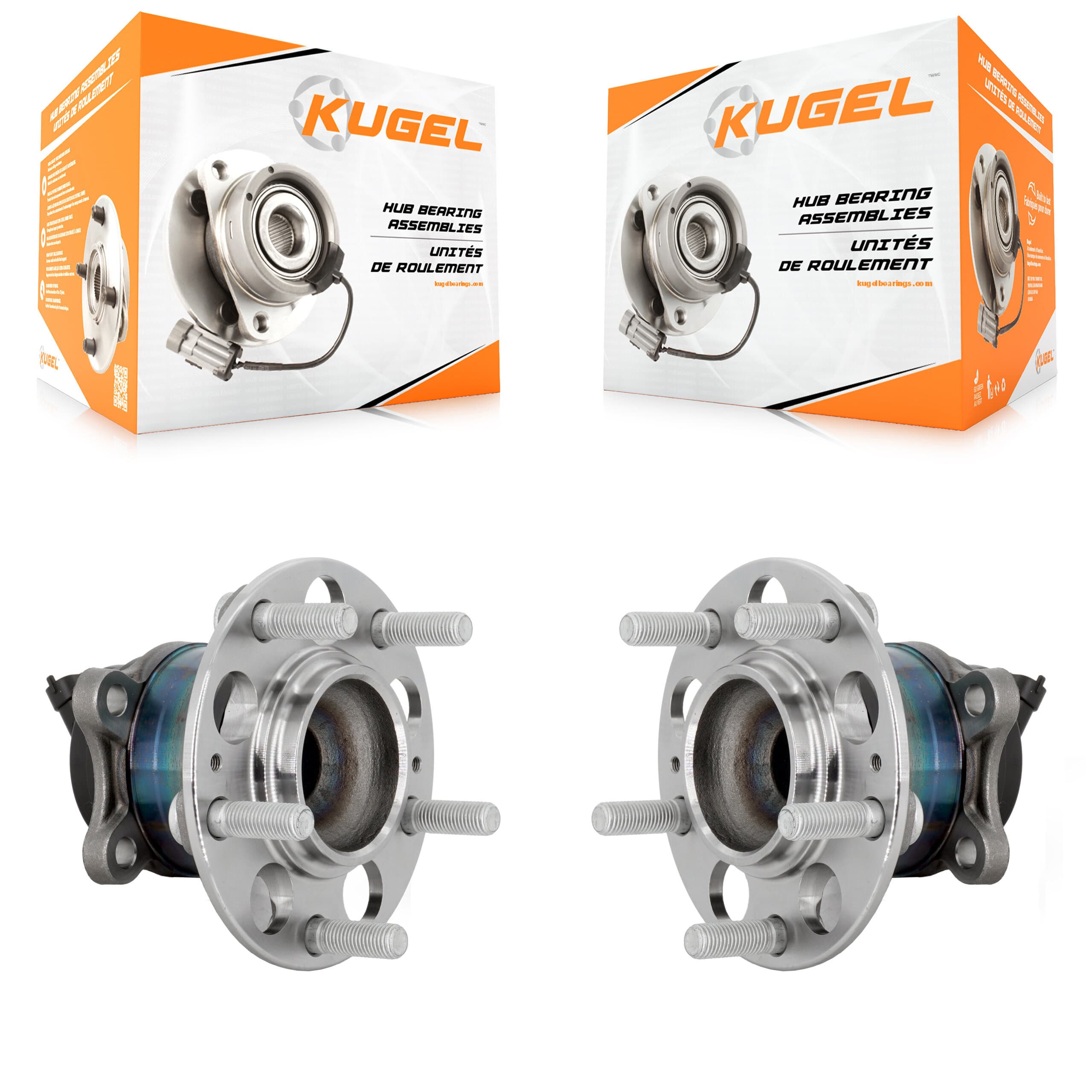 Kugel - K70-102125 - Rear Wheel Bearing and Hub Assembly Kits image 1