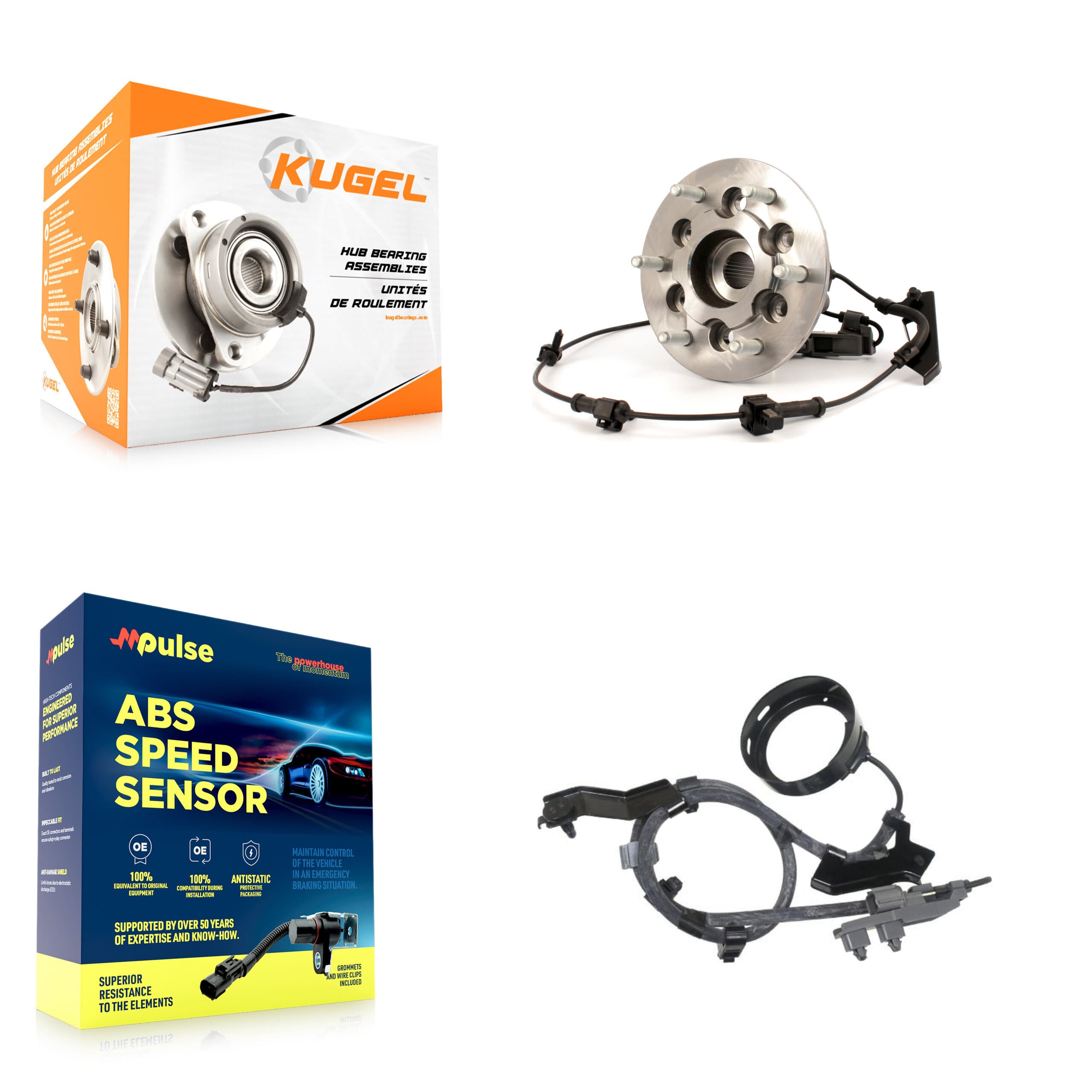 Kugel - K7S-100001 - Front Left Wheel Bearing and Hub Assembly Kits image 1