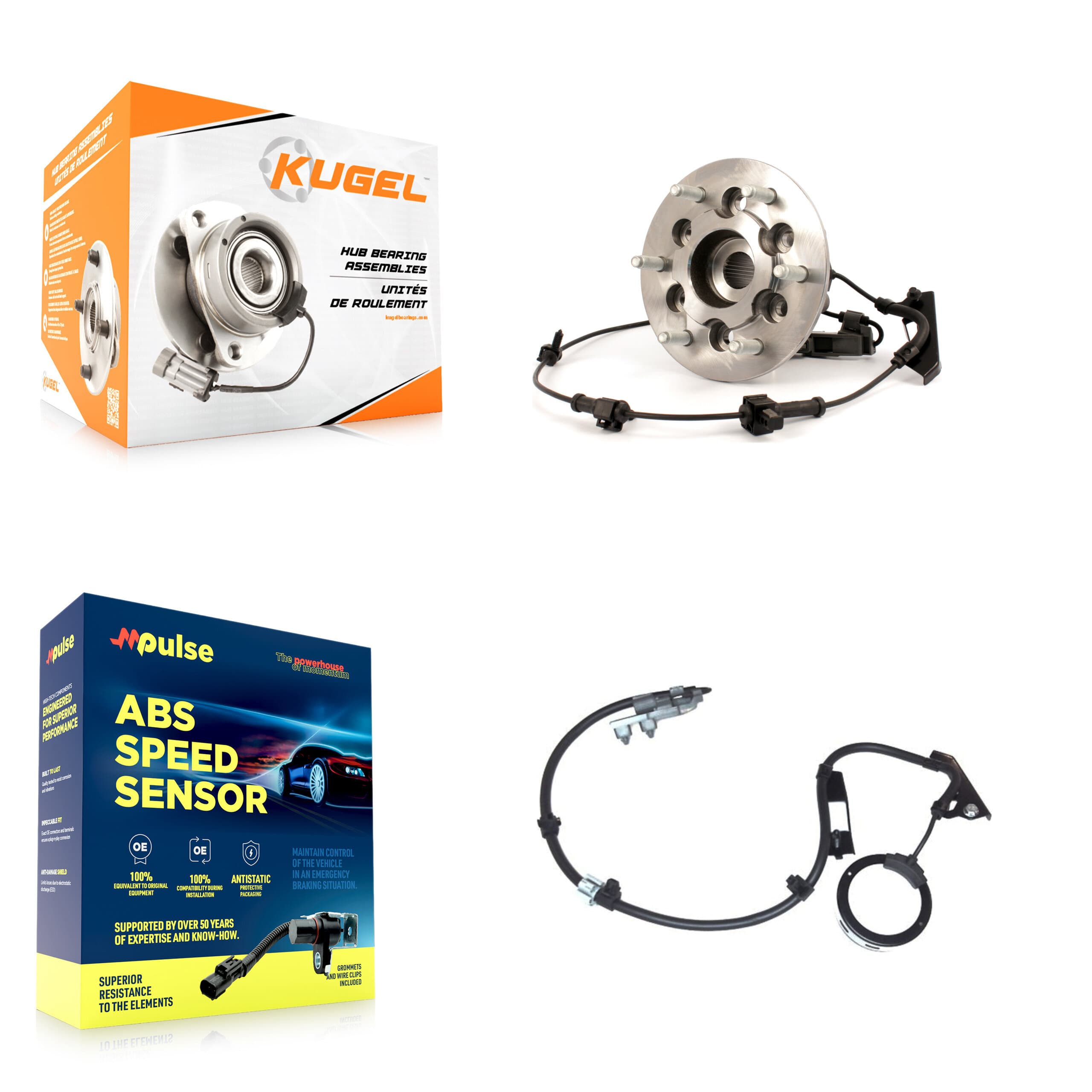 Kugel - K7S-100002 - Front Left Wheel Bearing and Hub Assembly Kits image 1