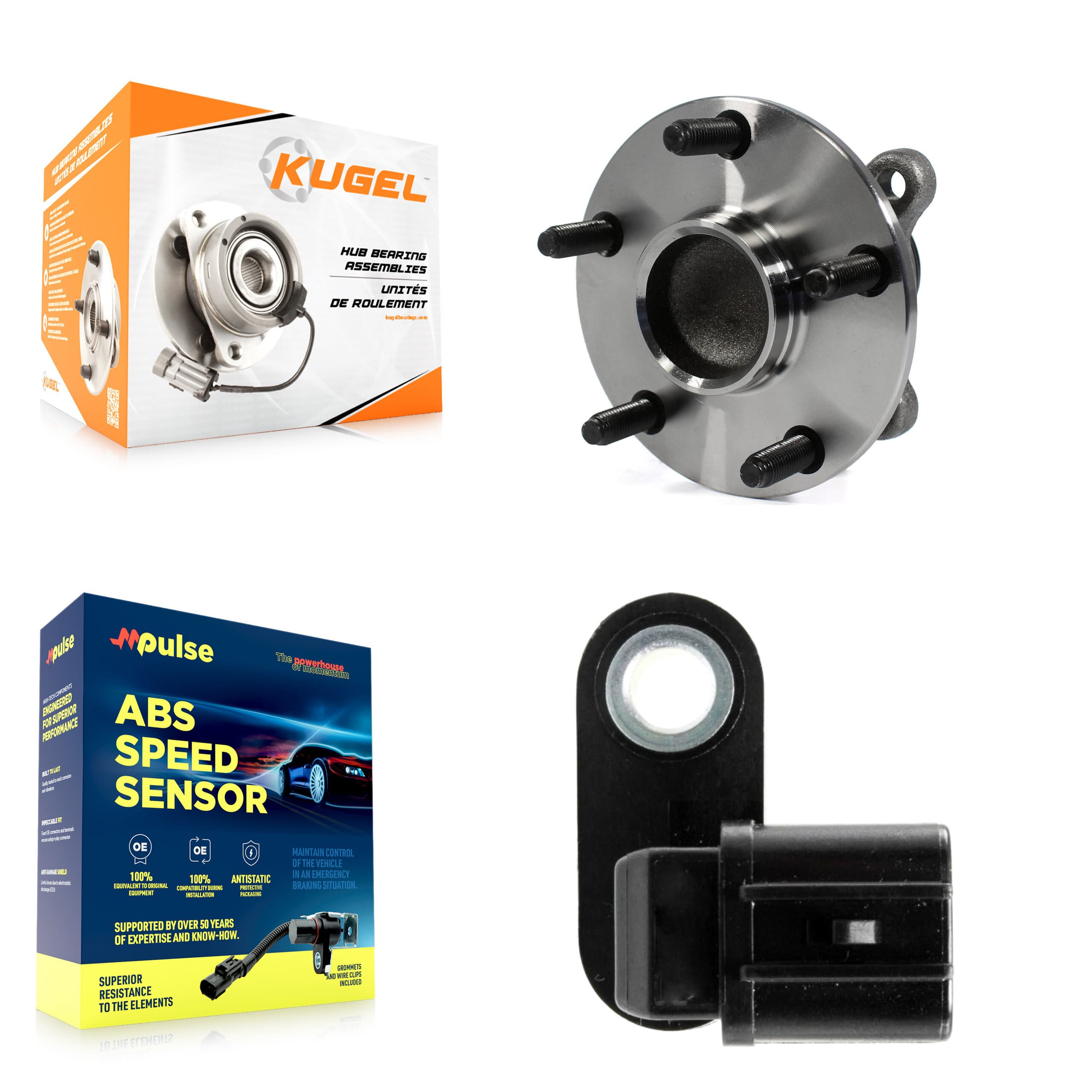 Kugel - K7S-100012 - Front Left Wheel Bearing and Hub Assembly Kits image 1