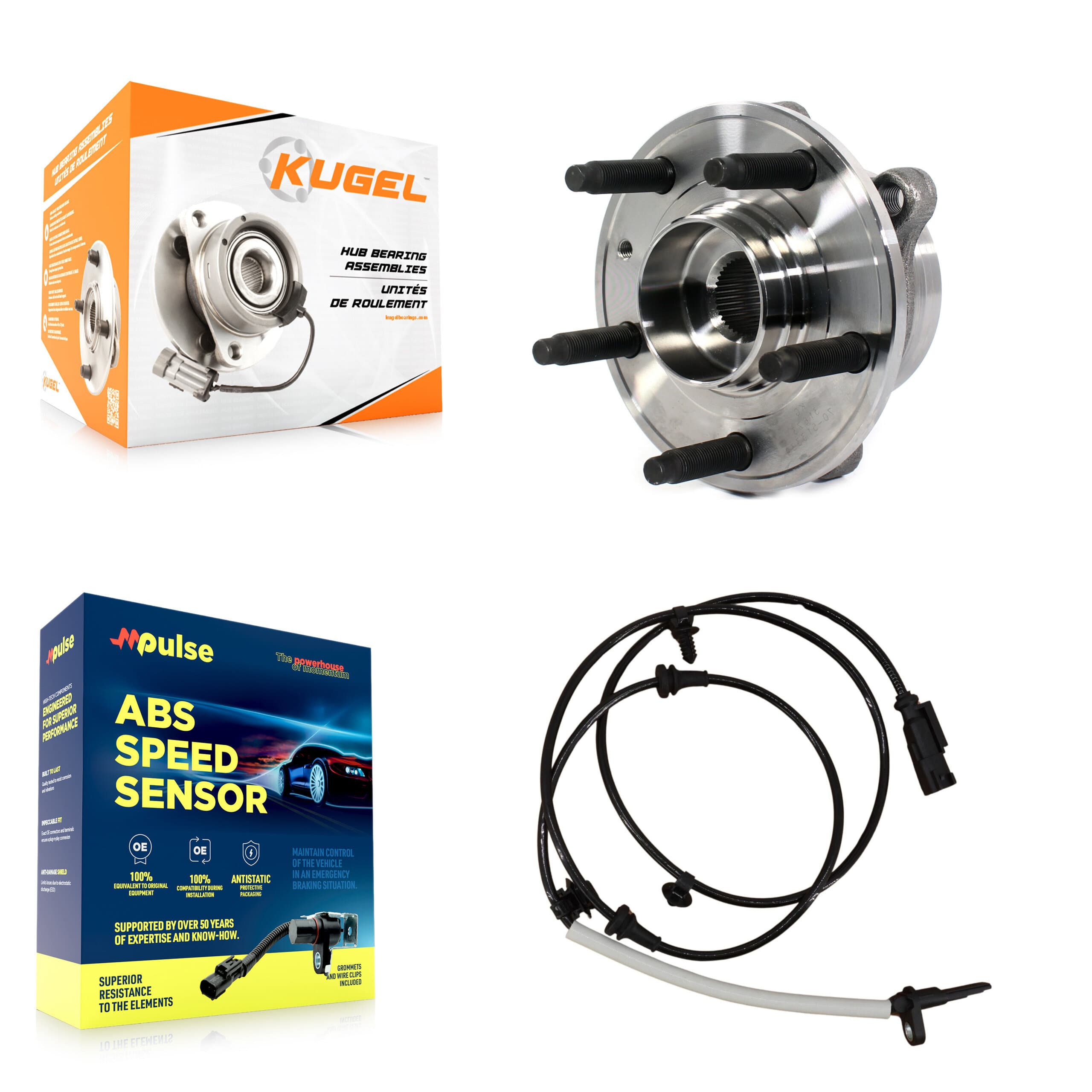 Kugel - K7S-100033 - Front Wheel Bearing and Hub Assembly Kits image 1