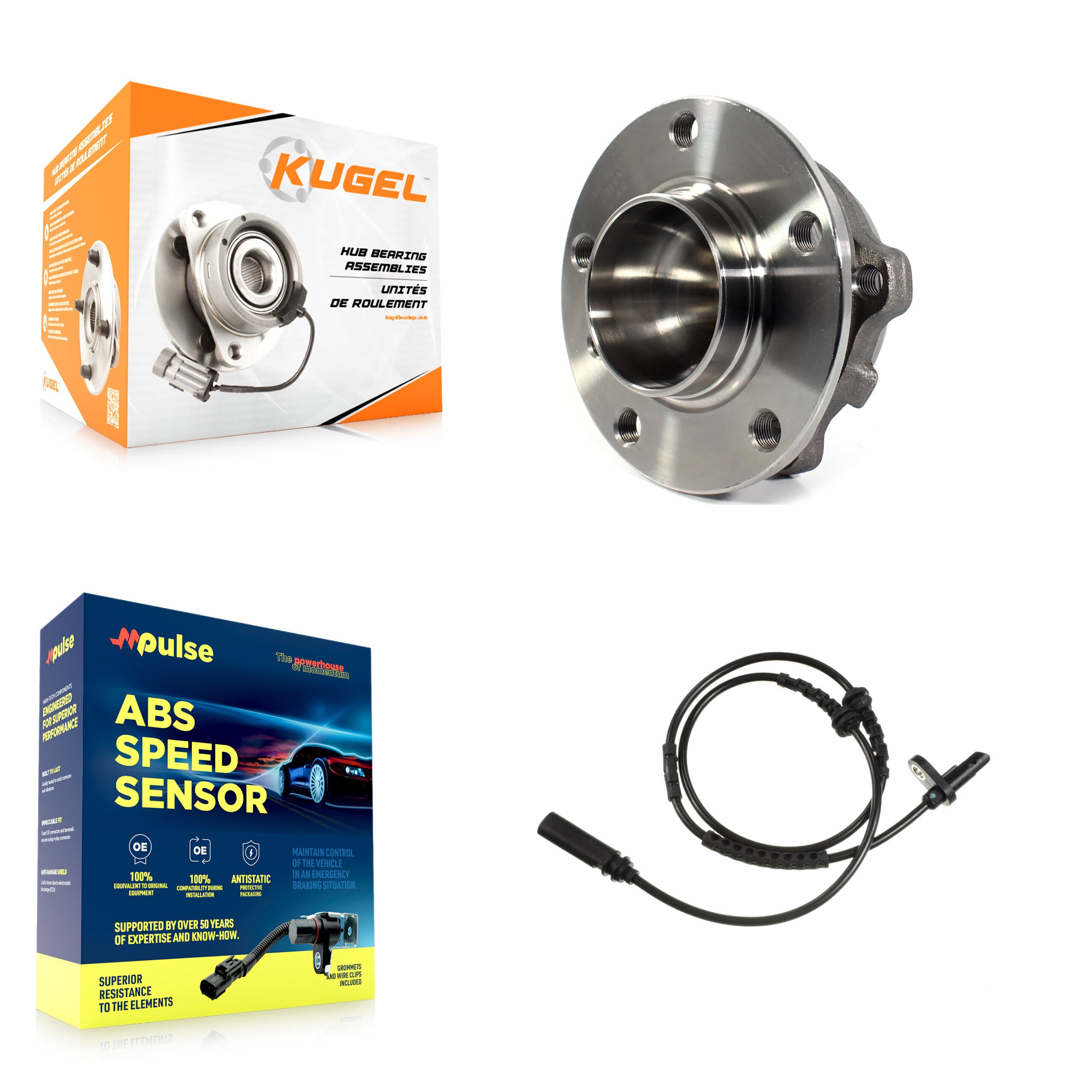 Kugel - K7S-100041 - Front Wheel Bearing and Hub Assembly Kits image 1