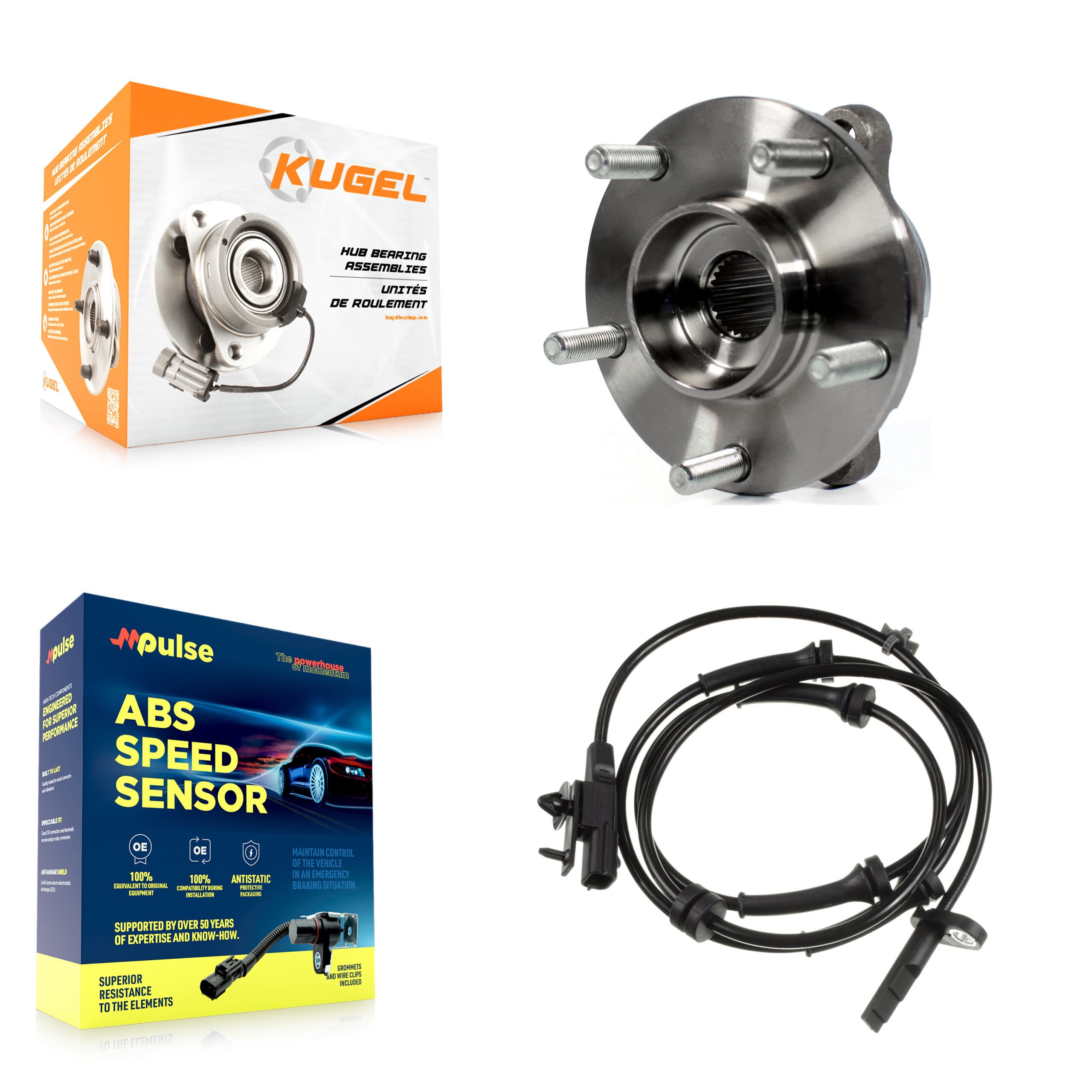 Kugel - K7S-100075 - Front Wheel Bearing and Hub Assembly Kits image 1