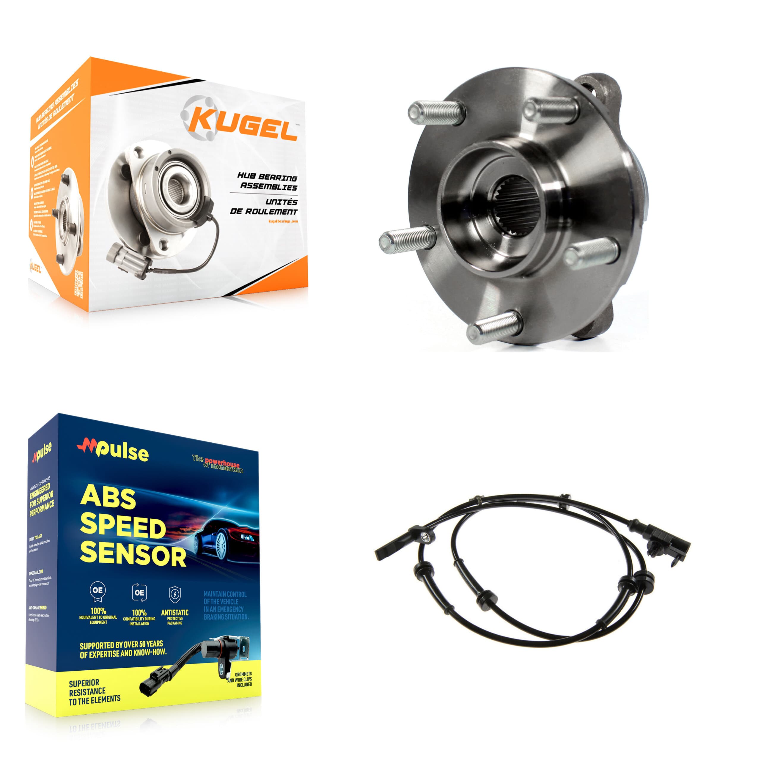 Kugel - K7S-100076 - Front Wheel Bearing and Hub Assembly Kits image 1
