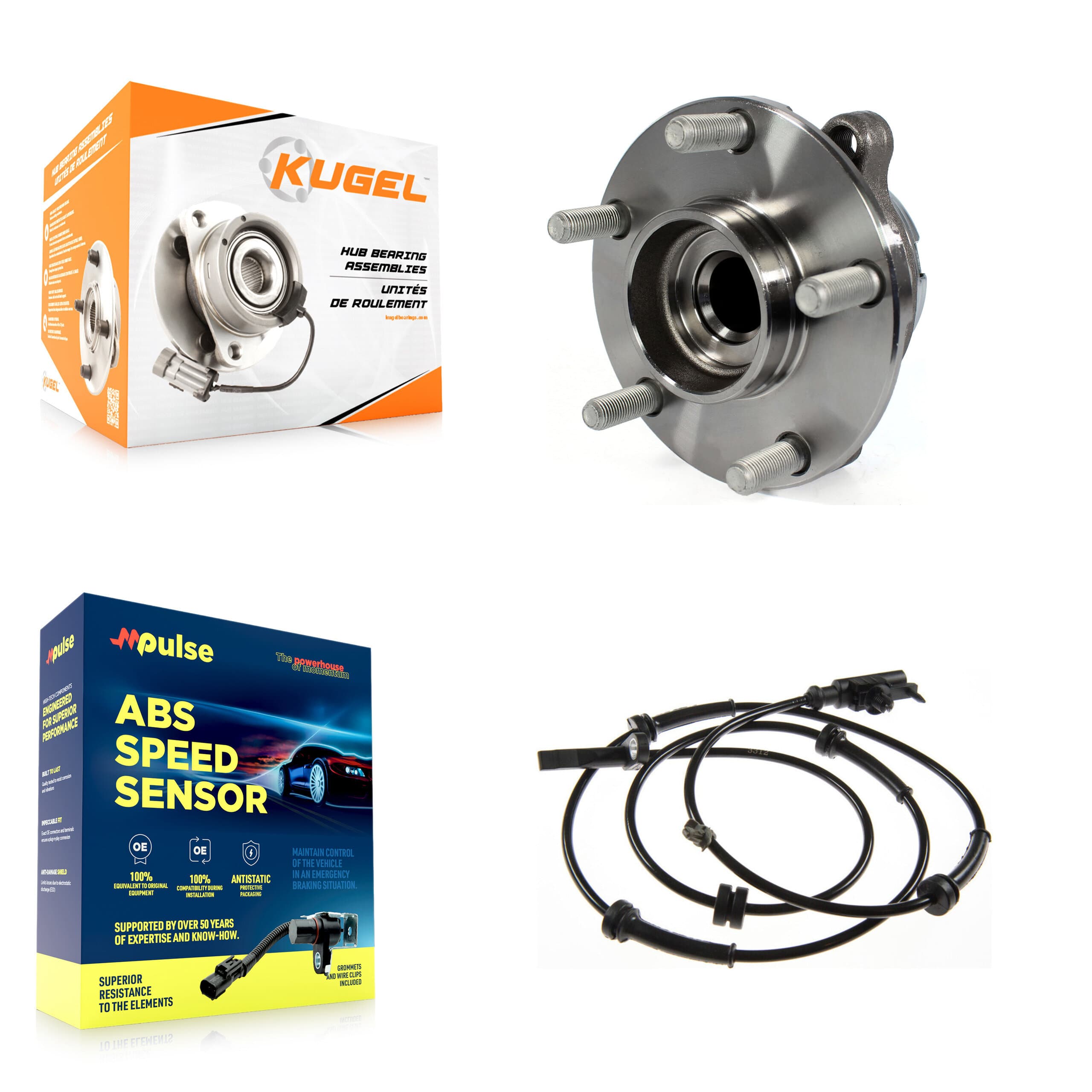 Kugel - K7S-100077 - Front Wheel Bearing and Hub Assembly Kits image 1
