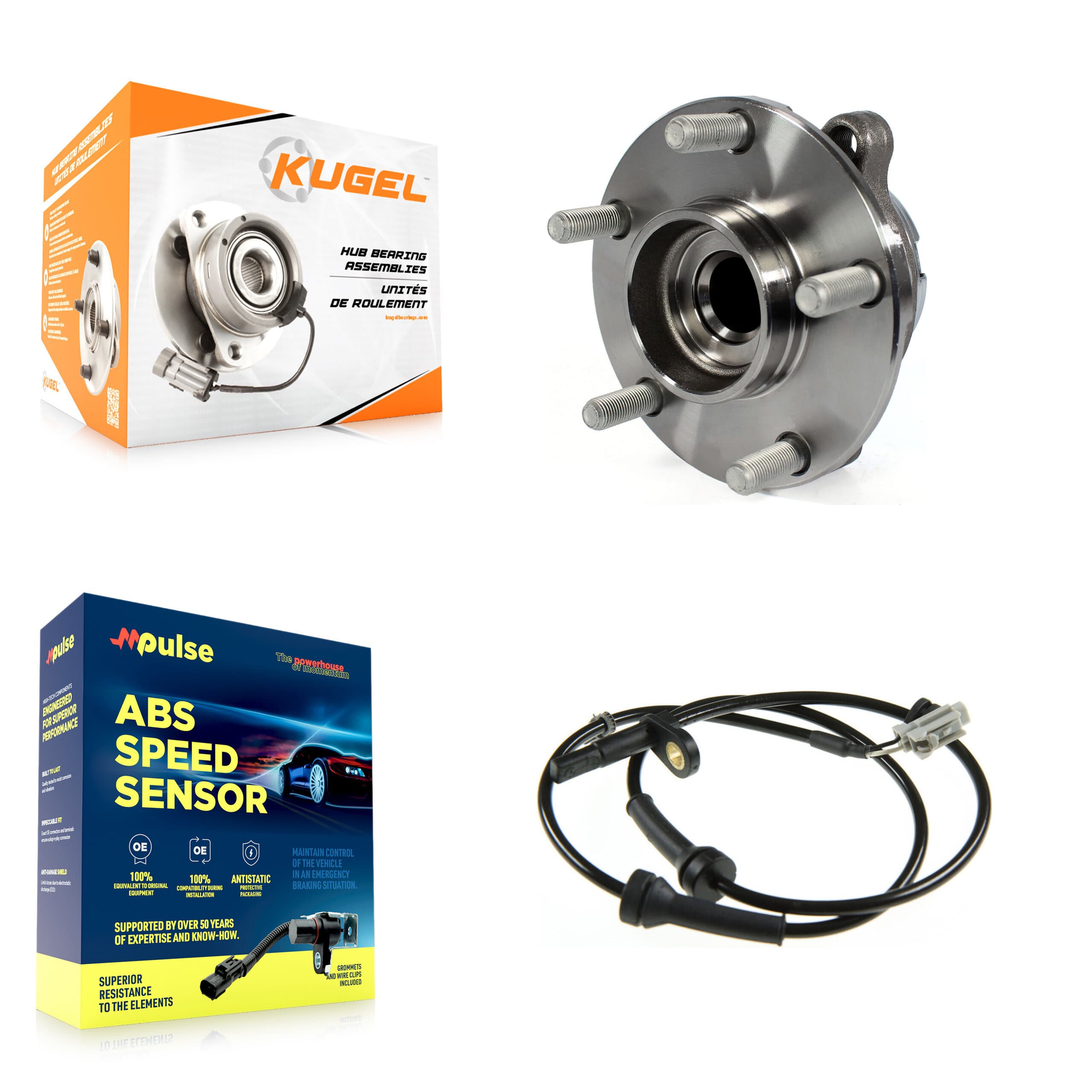 Kugel - K7S-100085 - Front Wheel Bearing and Hub Assembly Kits image 1