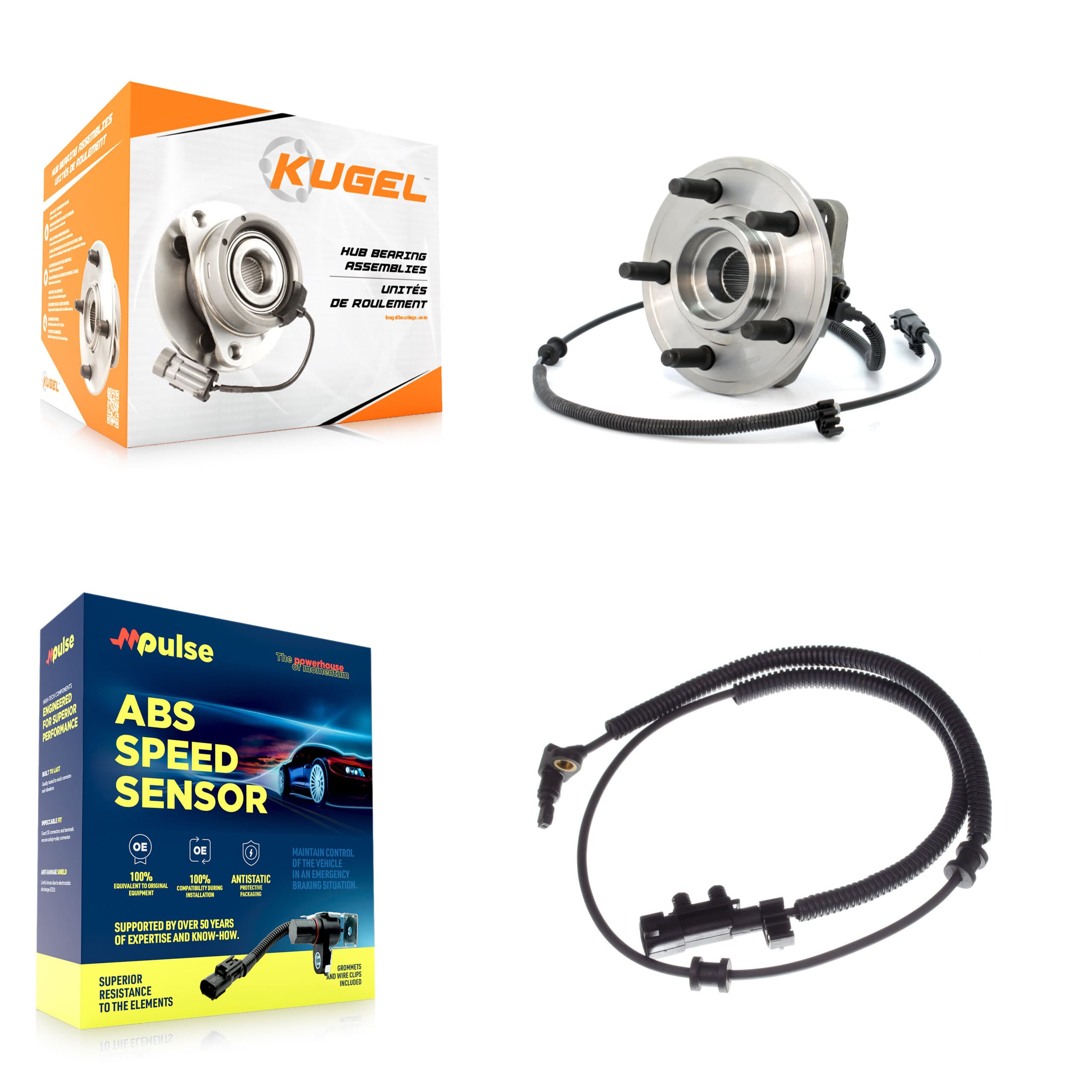 Kugel - K7S-100105 - Front Wheel Bearing and Hub Assembly Kits image 1
