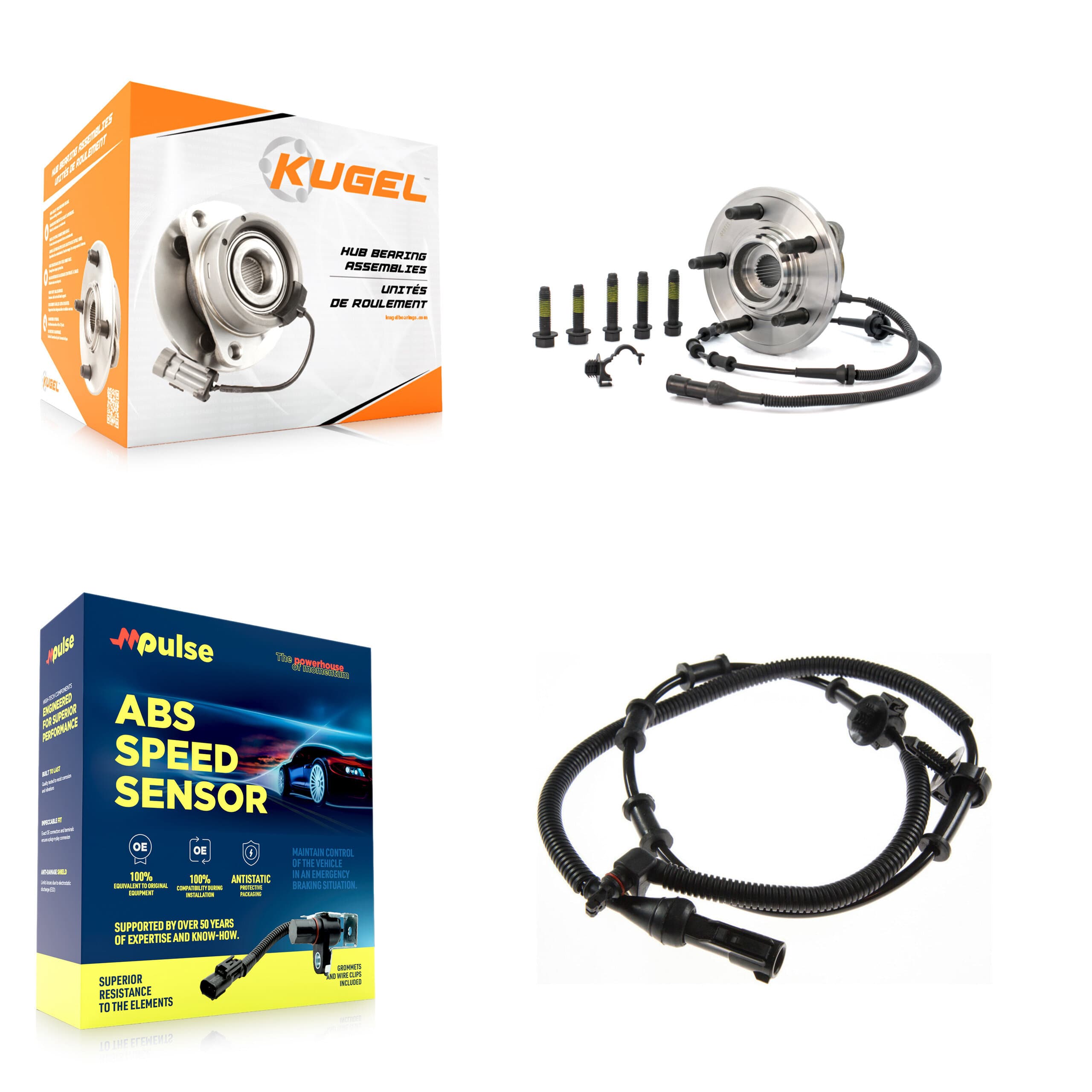 Kugel - K7S-100110 - Front Wheel Bearing and Hub Assembly Kits image 1
