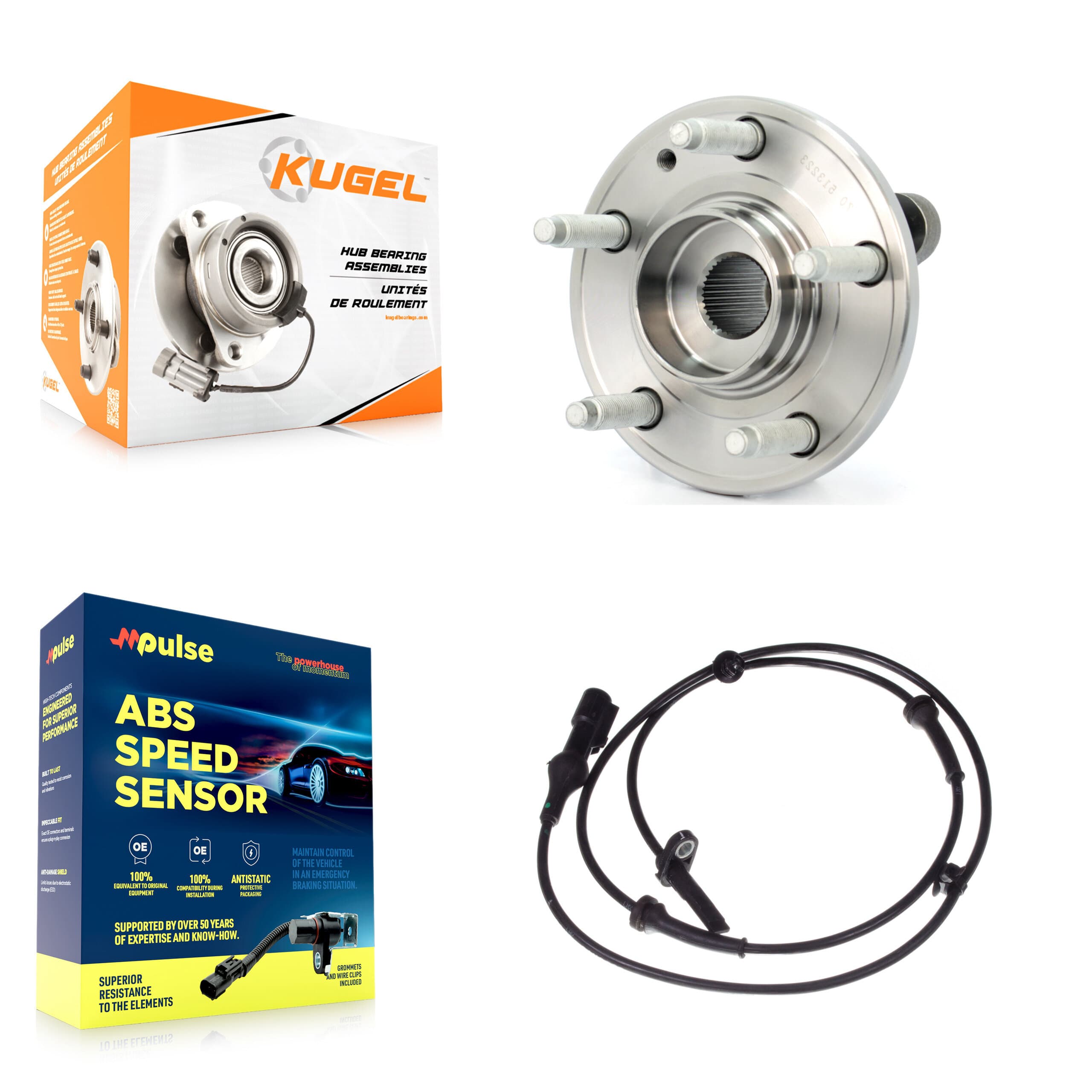 Kugel - K7S-100112 - Front Wheel Bearing and Hub Assembly Kits image 1
