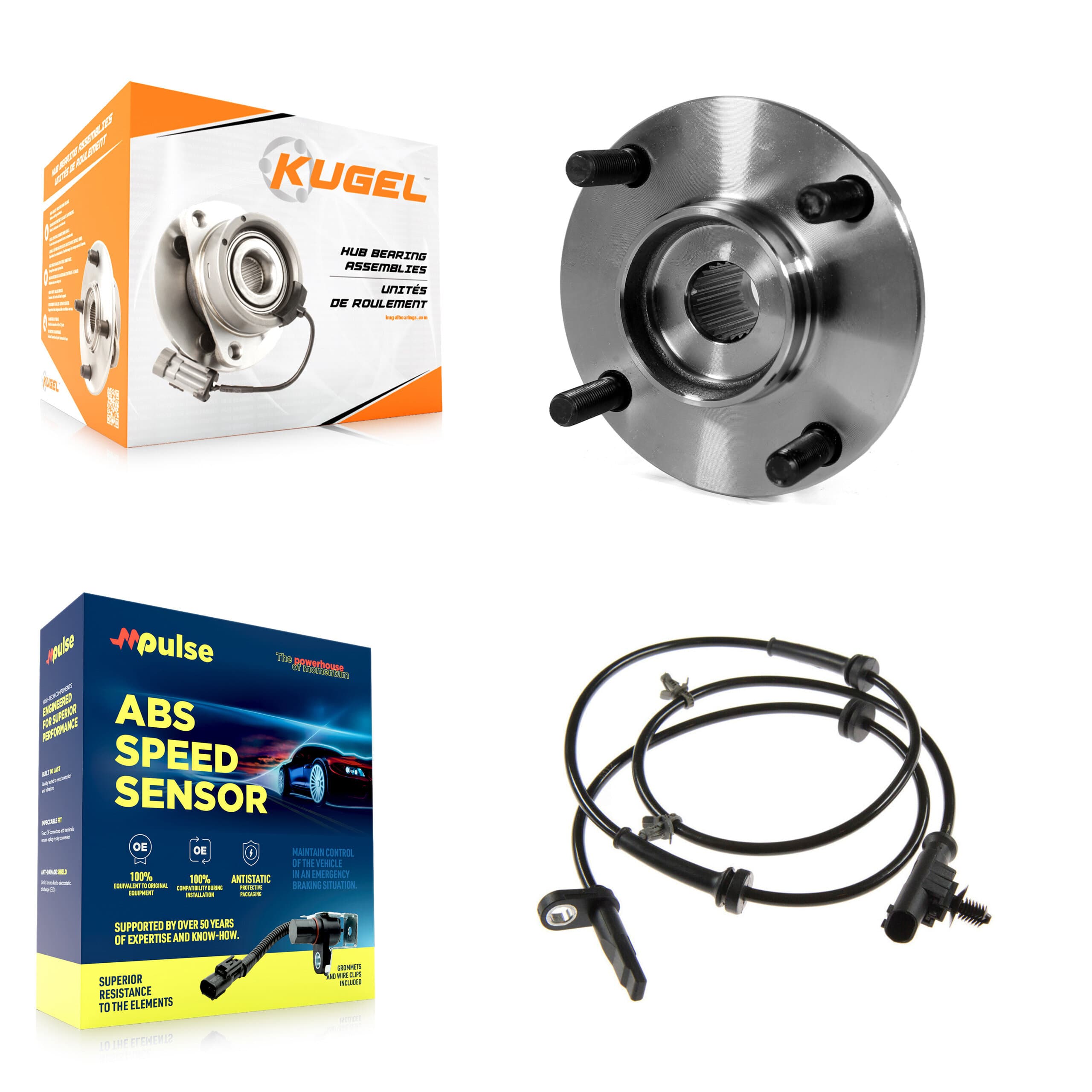 Kugel - K7S-100113 - Front Wheel Bearing and Hub Assembly Kits image 1