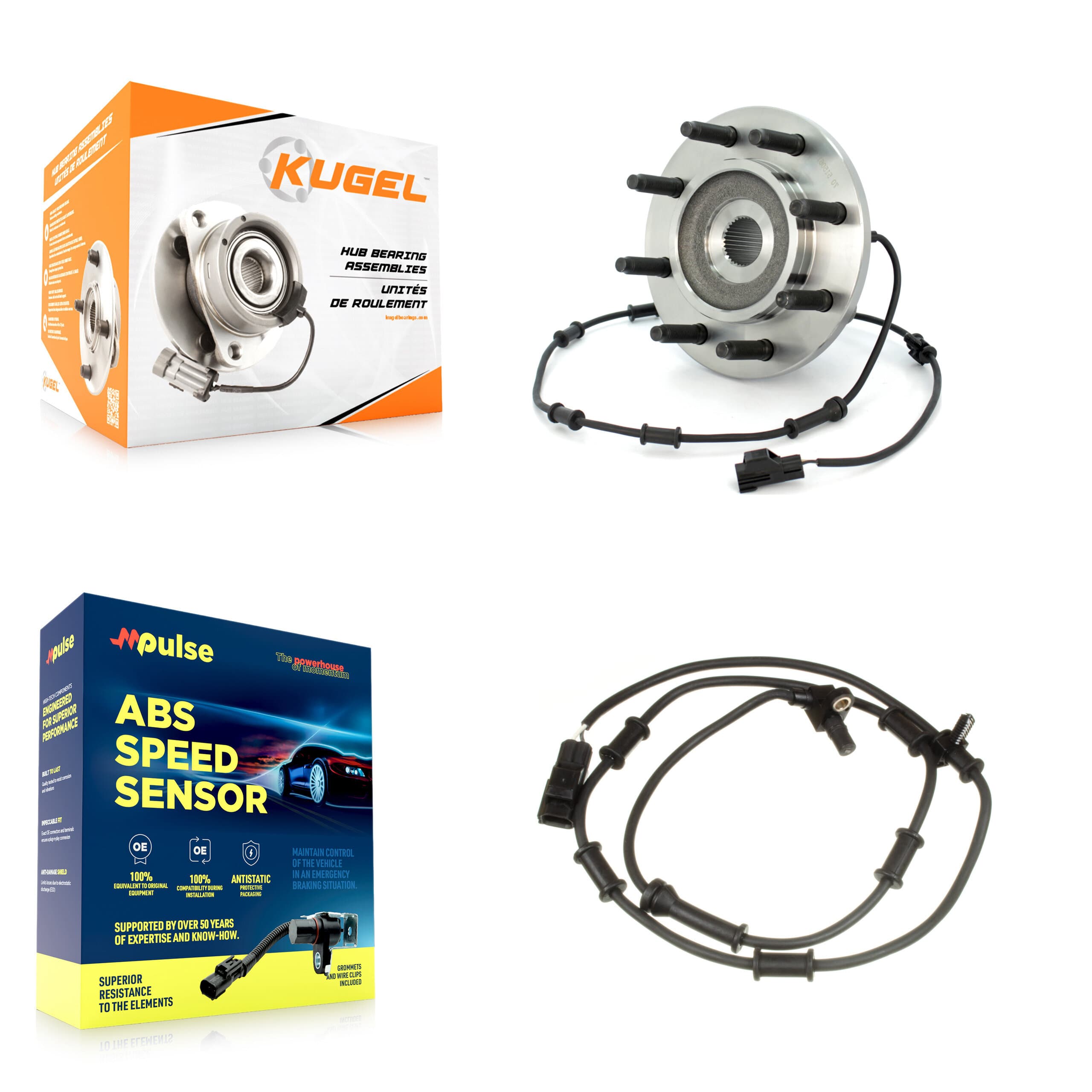 Kugel - K7S-100115 - Front Wheel Bearing and Hub Assembly Kits image 1