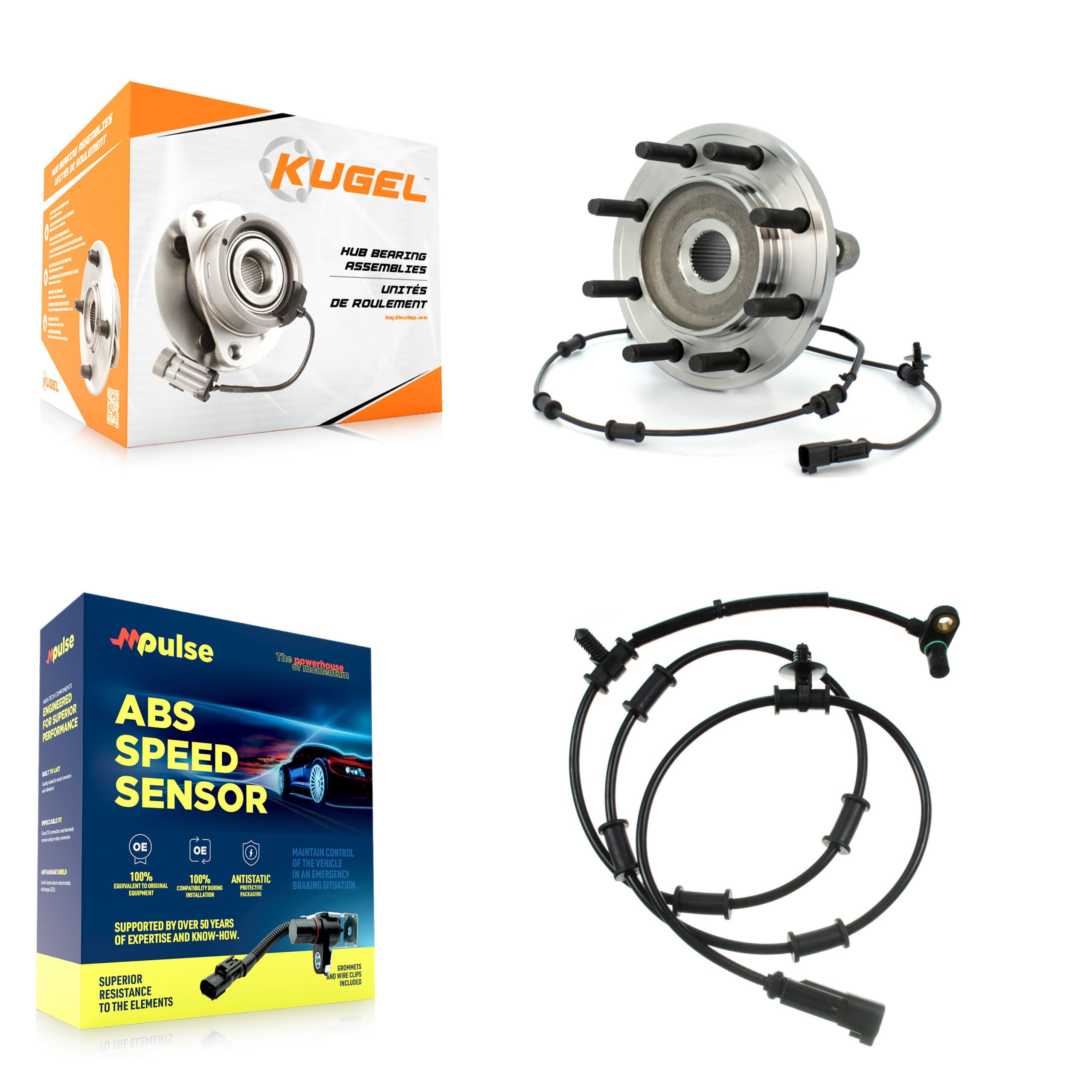 Kugel - K7S-100118 - Front Wheel Bearing and Hub Assembly Kits image 1
