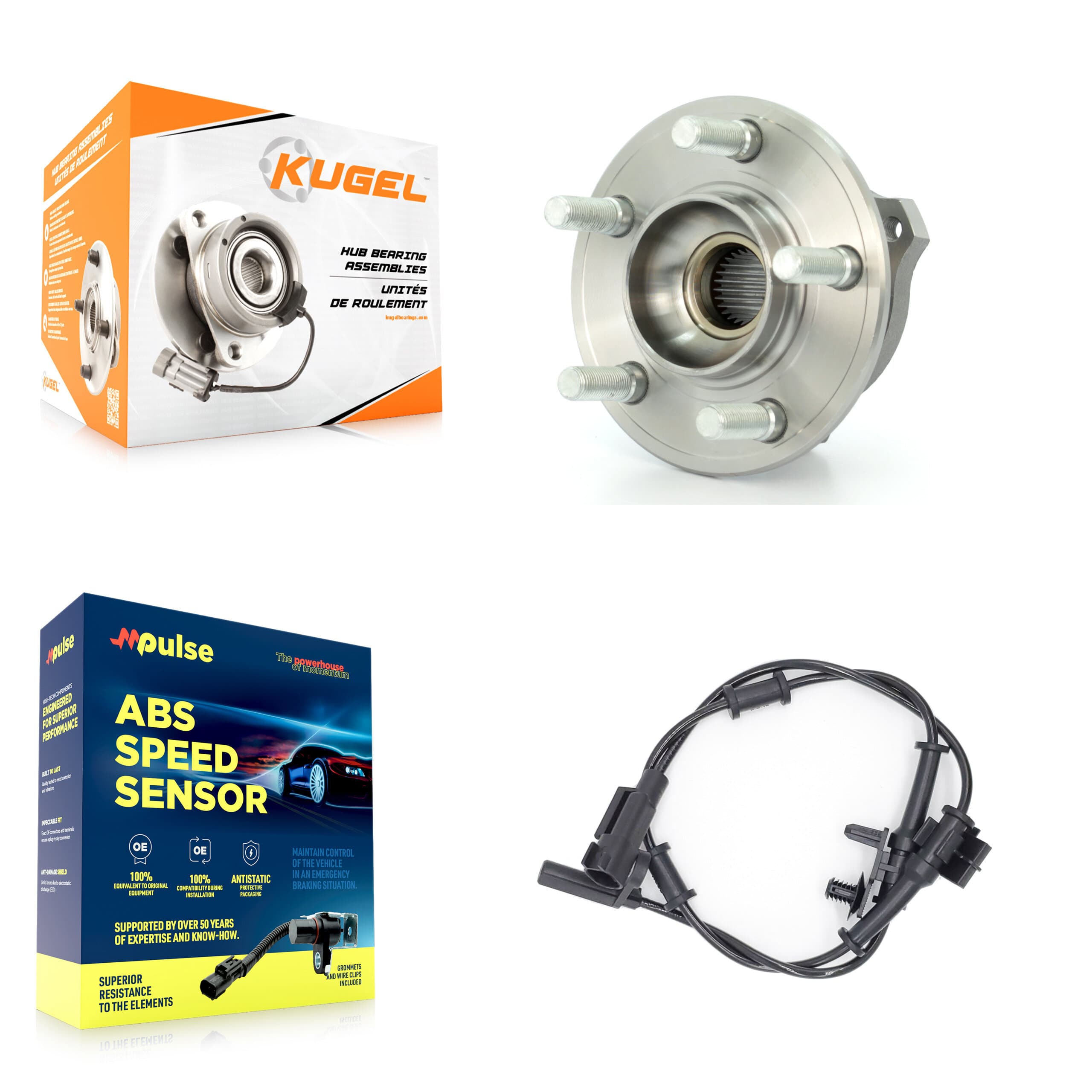 Kugel - K7S-100123 - Front Wheel Bearing and Hub Assembly Kits image 1