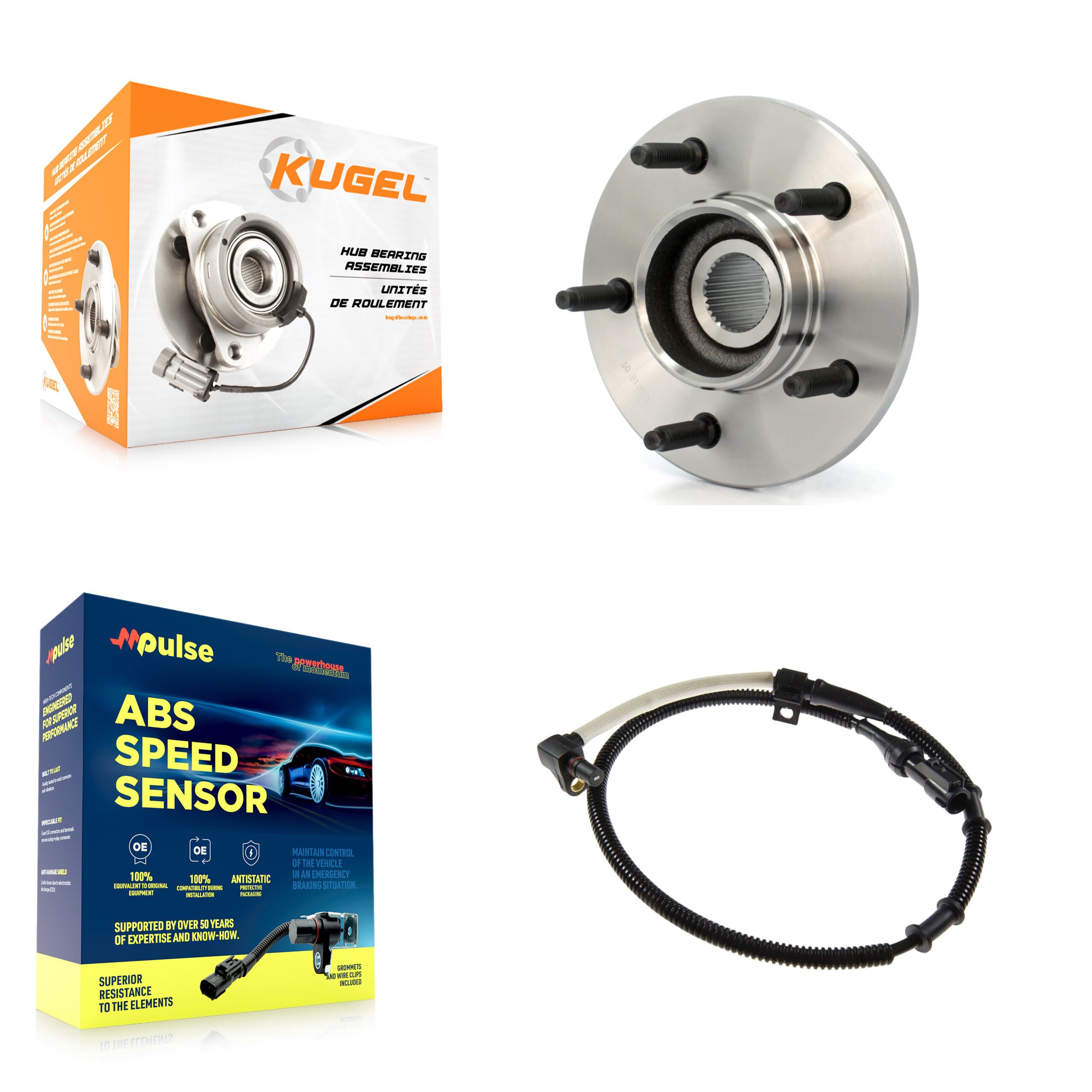 Kugel - K7S-100129 - Front Wheel Bearing and Hub Assembly Kits image 1