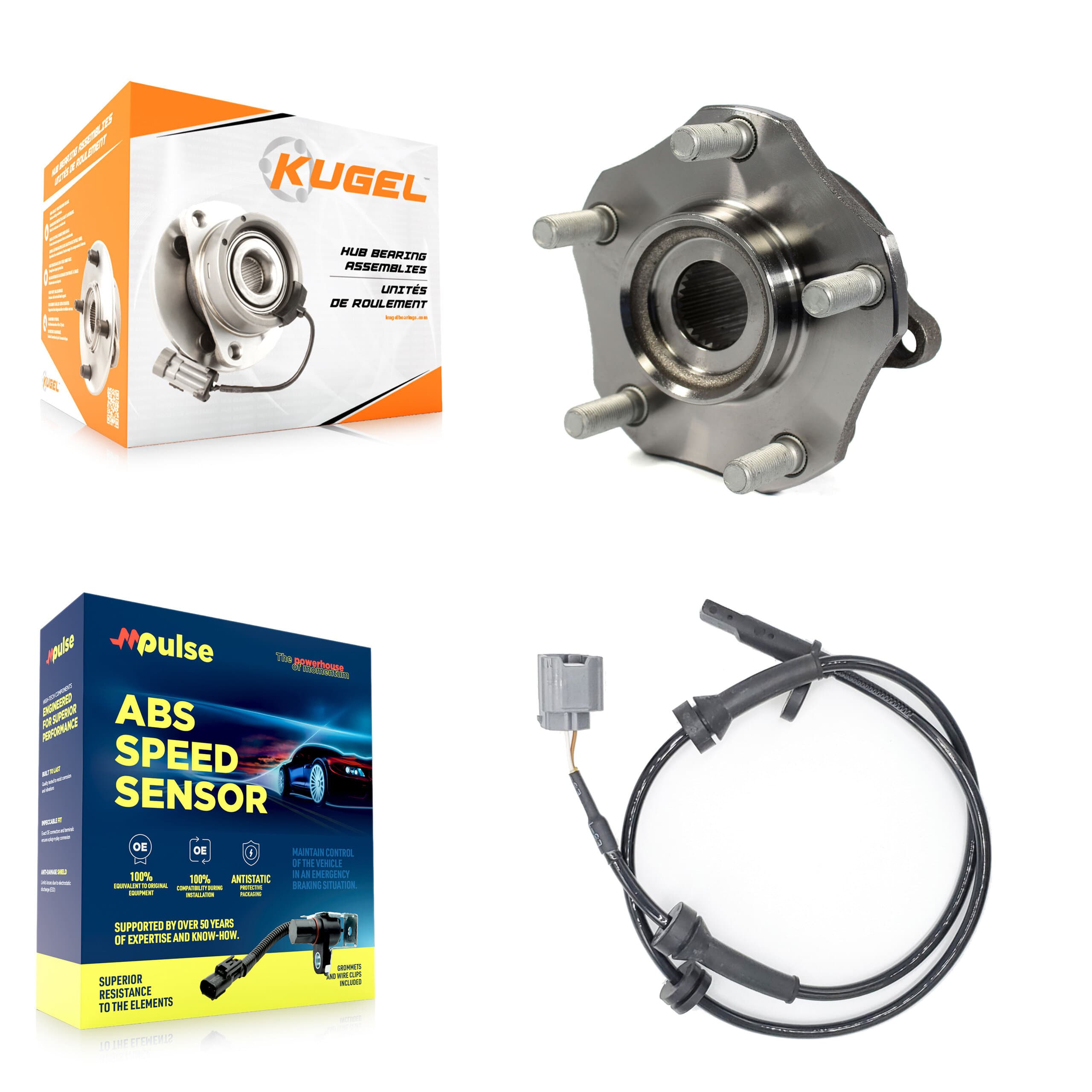 Kugel - K7S-100136 - Front Wheel Bearing and Hub Assembly Kits image 1