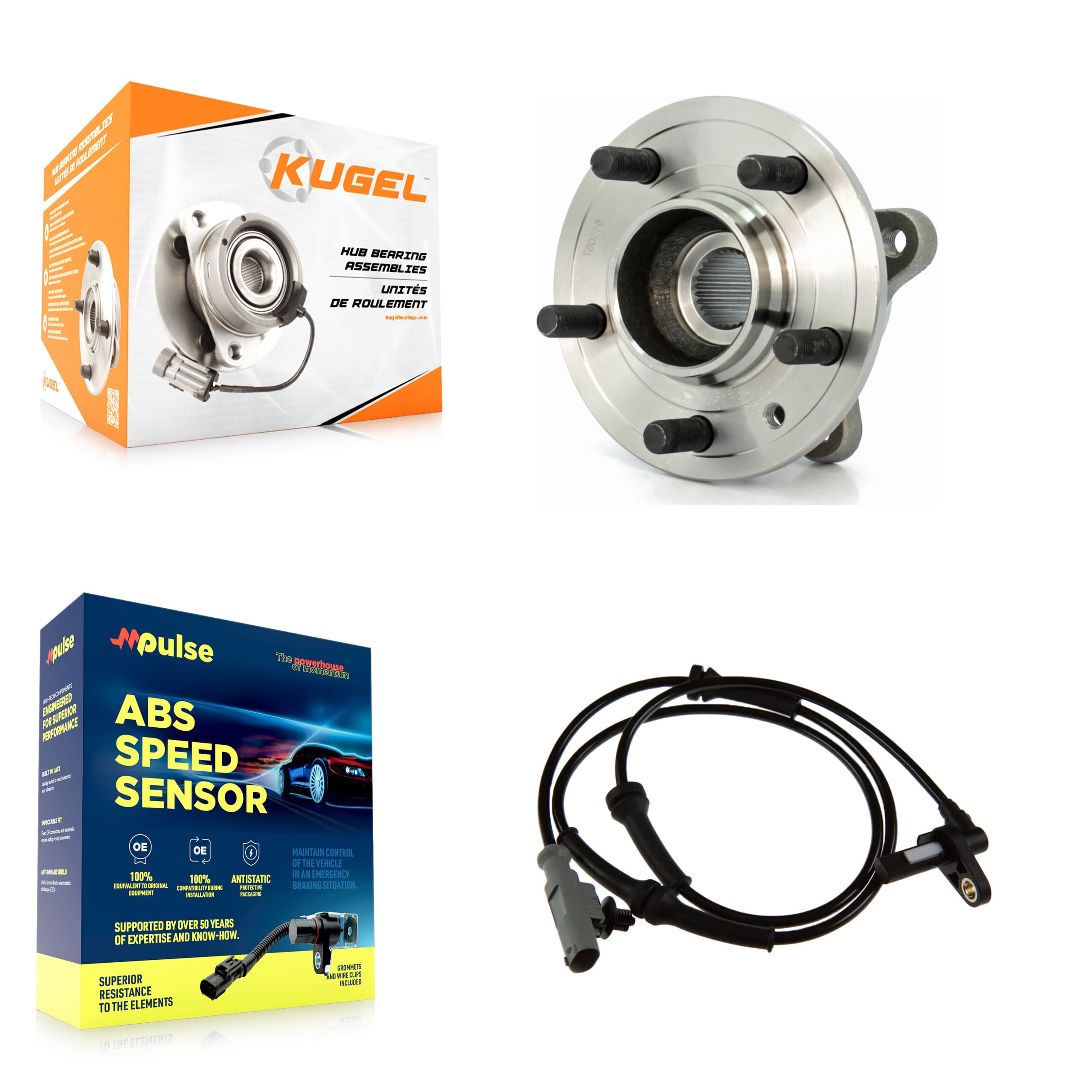 Kugel - K7S-100142 - Front Wheel Bearing and Hub Assembly Kits image 1