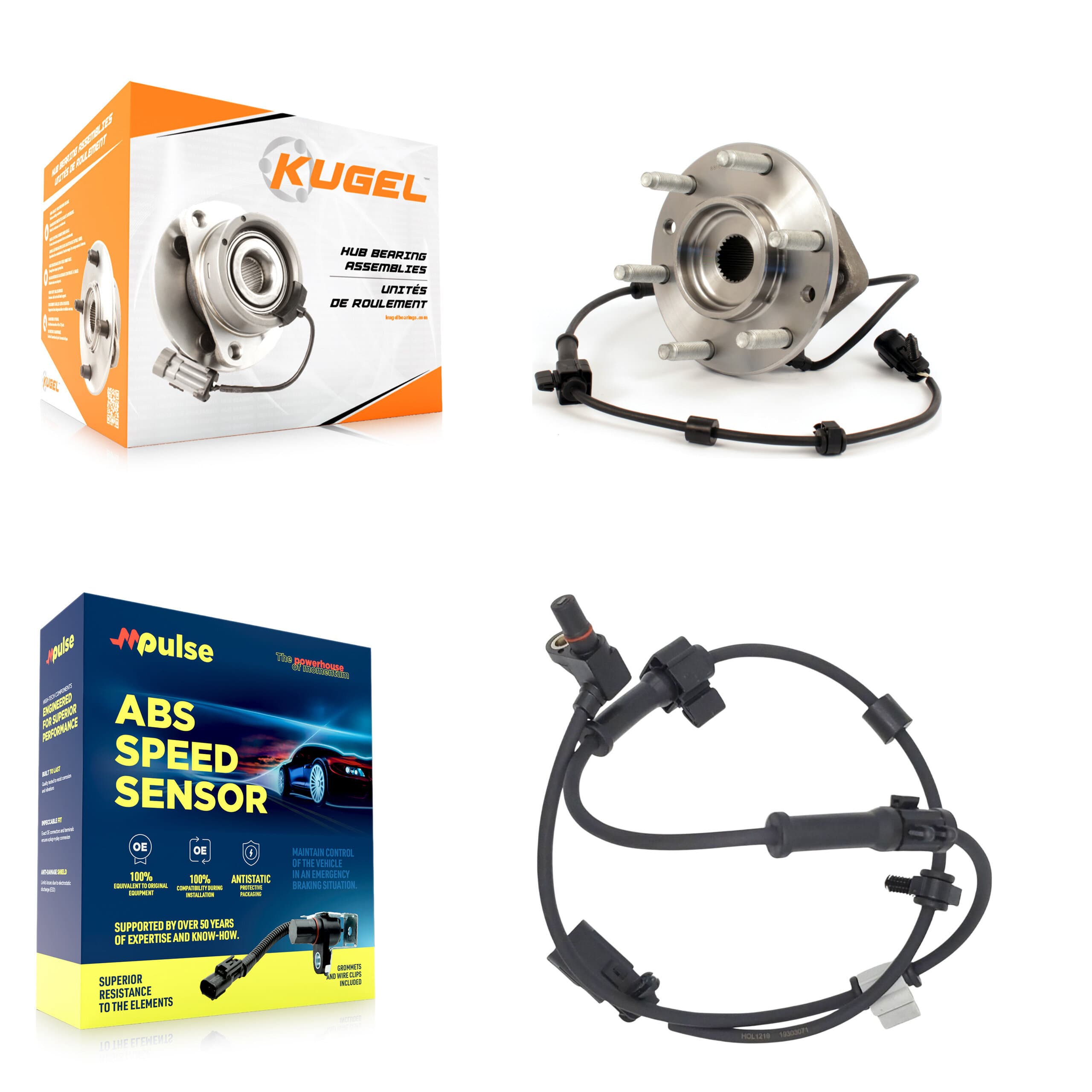 Kugel - K7S-100148 - Front Wheel Bearing and Hub Assembly Kits image 1