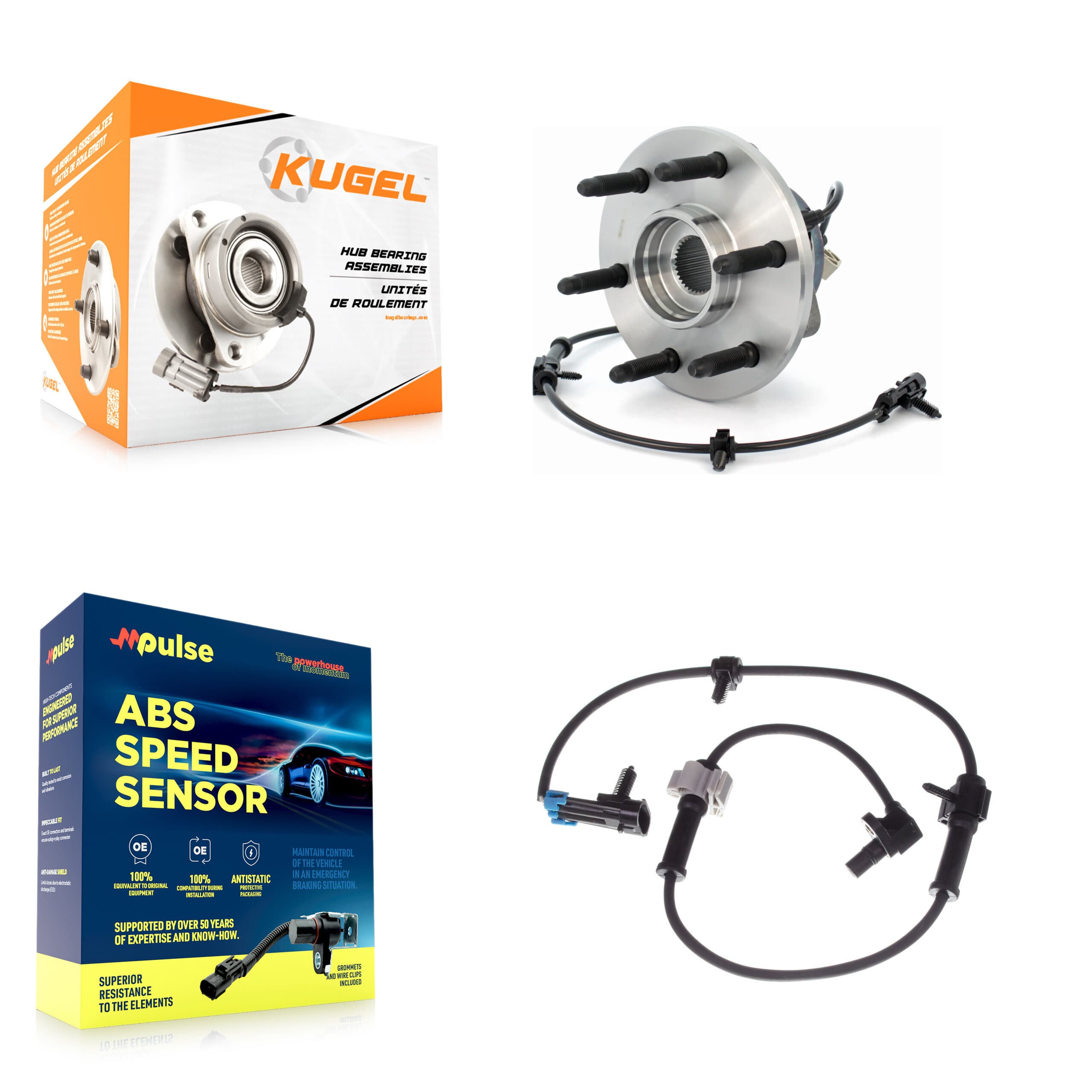 Kugel - K7S-100154 - Front Wheel Bearing and Hub Assembly Kits image 1