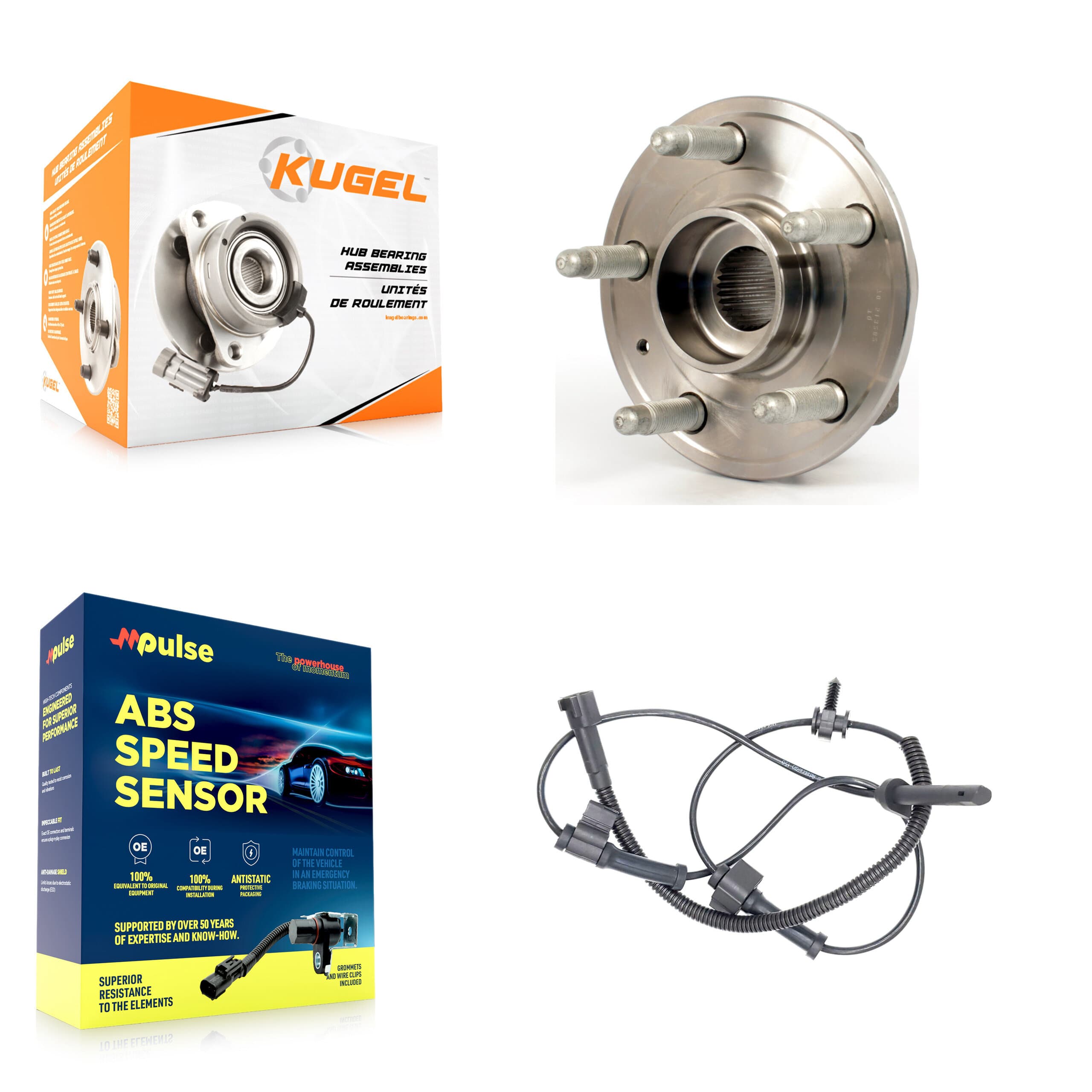 Kugel - K7S-100166 - Front Wheel Bearing and Hub Assembly Kits image 1