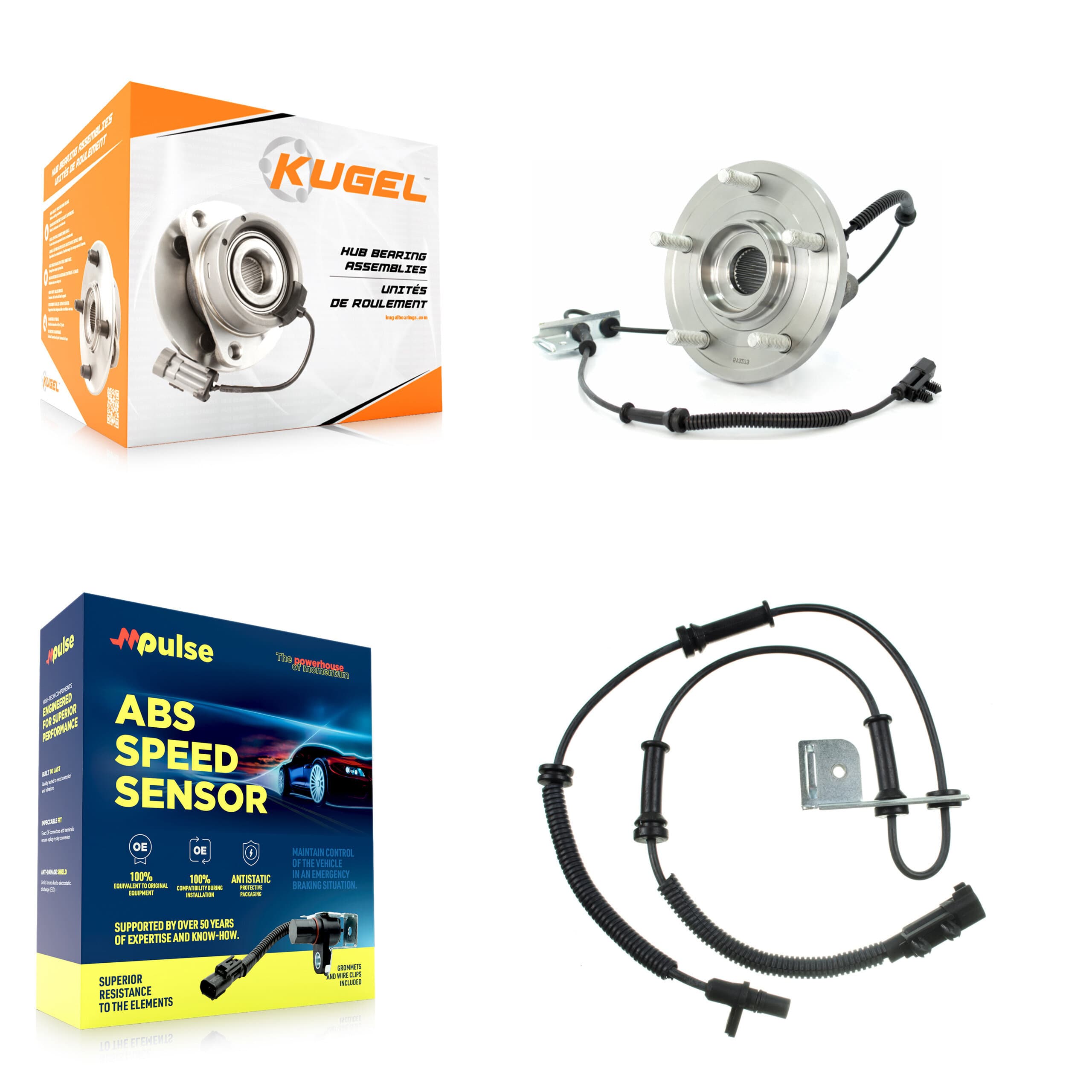 Kugel - K7S-100174 - Front Wheel Bearing and Hub Assembly Kits image 1