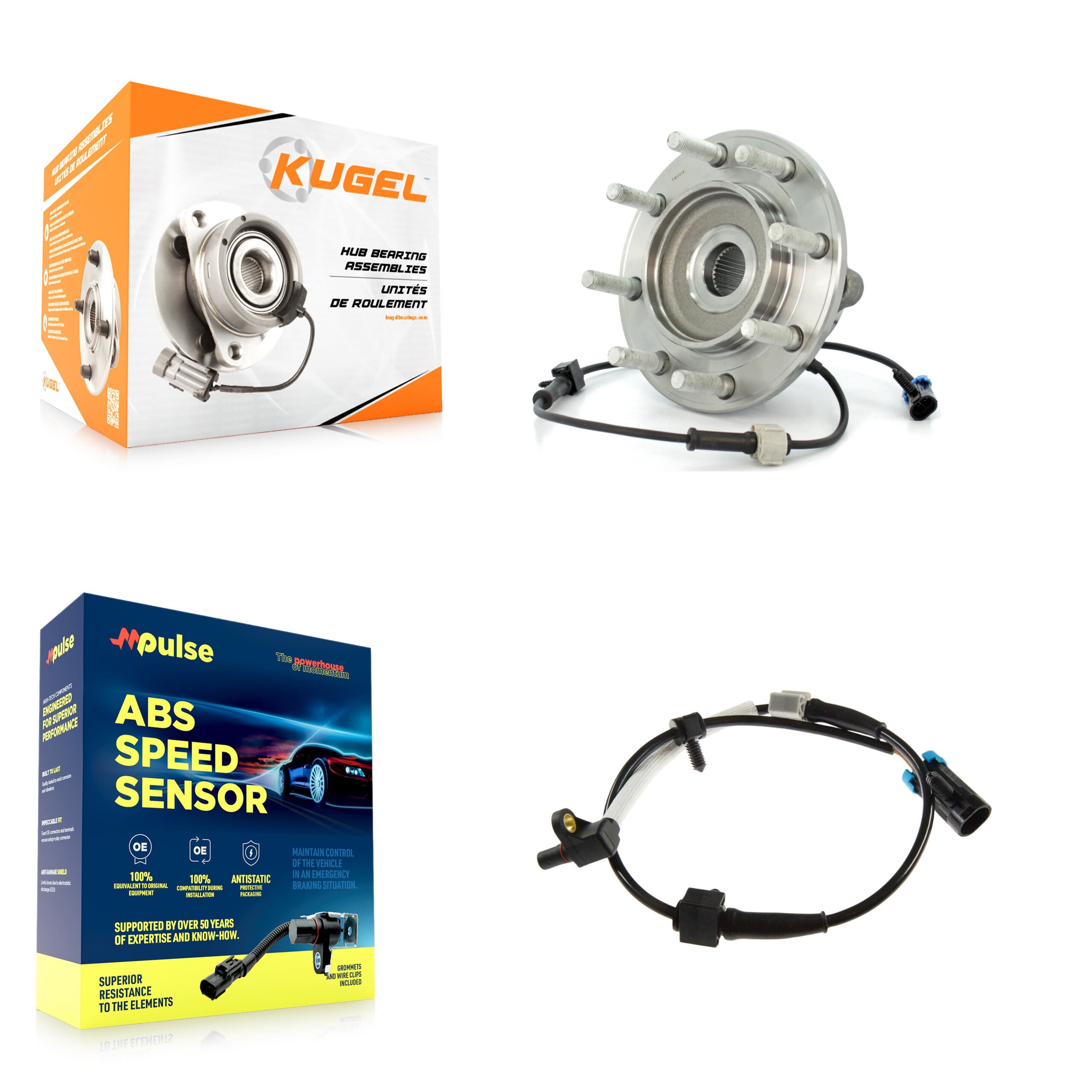 Kugel - K7S-100175 - Front Wheel Bearing and Hub Assembly Kits image 1