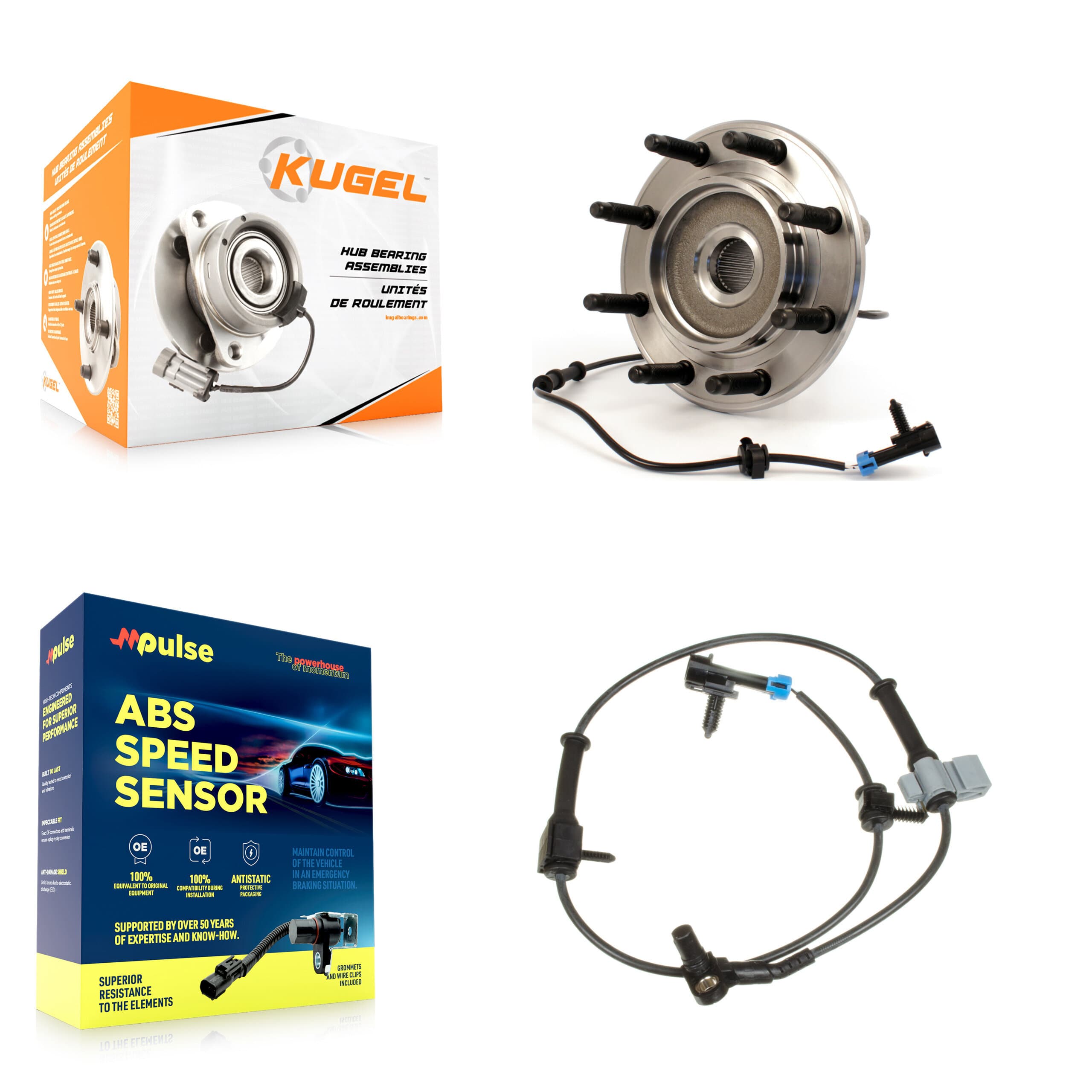 Kugel - K7S-100181 - Front Wheel Bearing and Hub Assembly Kits image 1