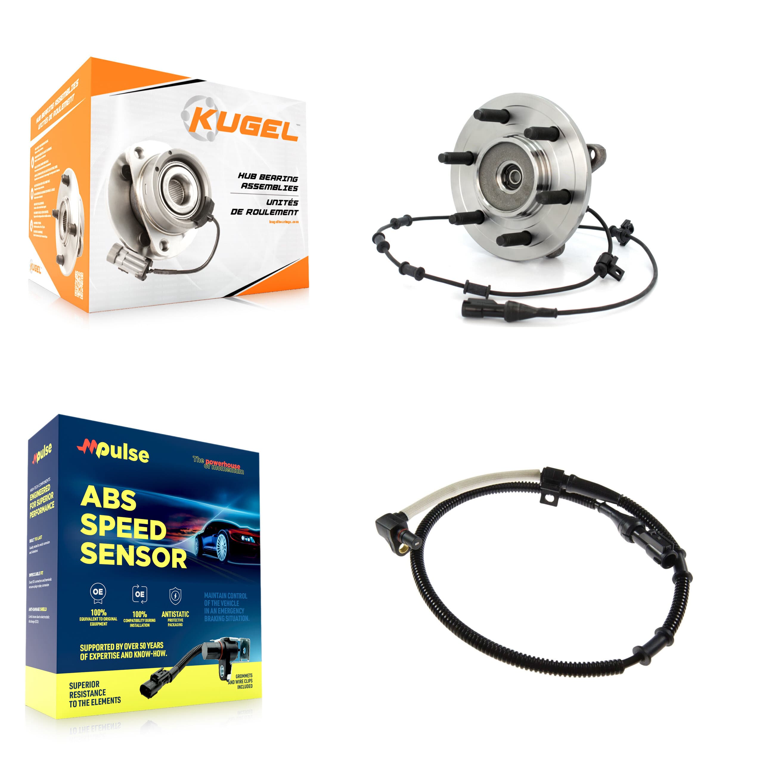 Kugel - K7S-100185 - Front Wheel Bearing and Hub Assembly Kits image 1
