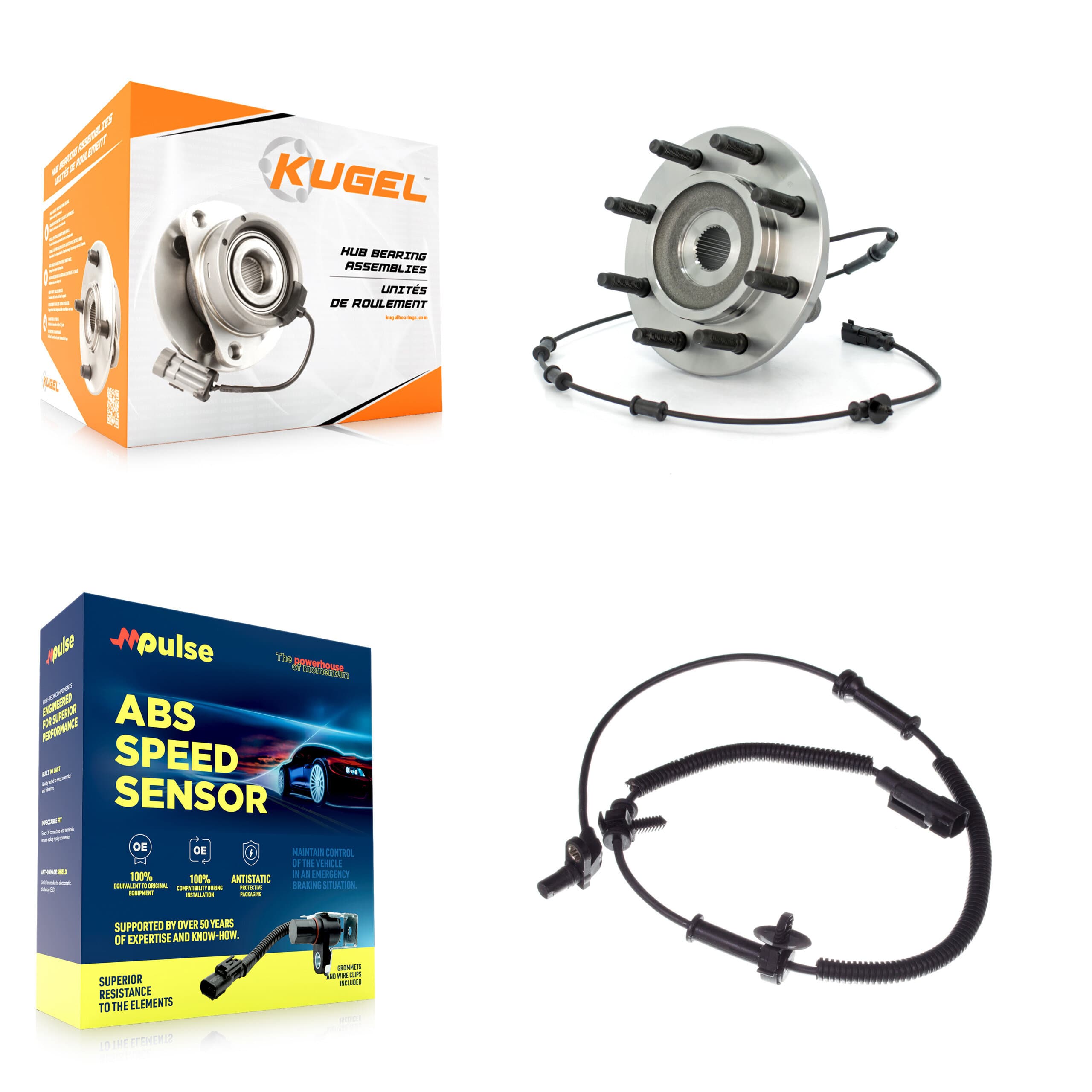 Kugel - K7S-100199 - Front Wheel Bearing and Hub Assembly Kits image 1