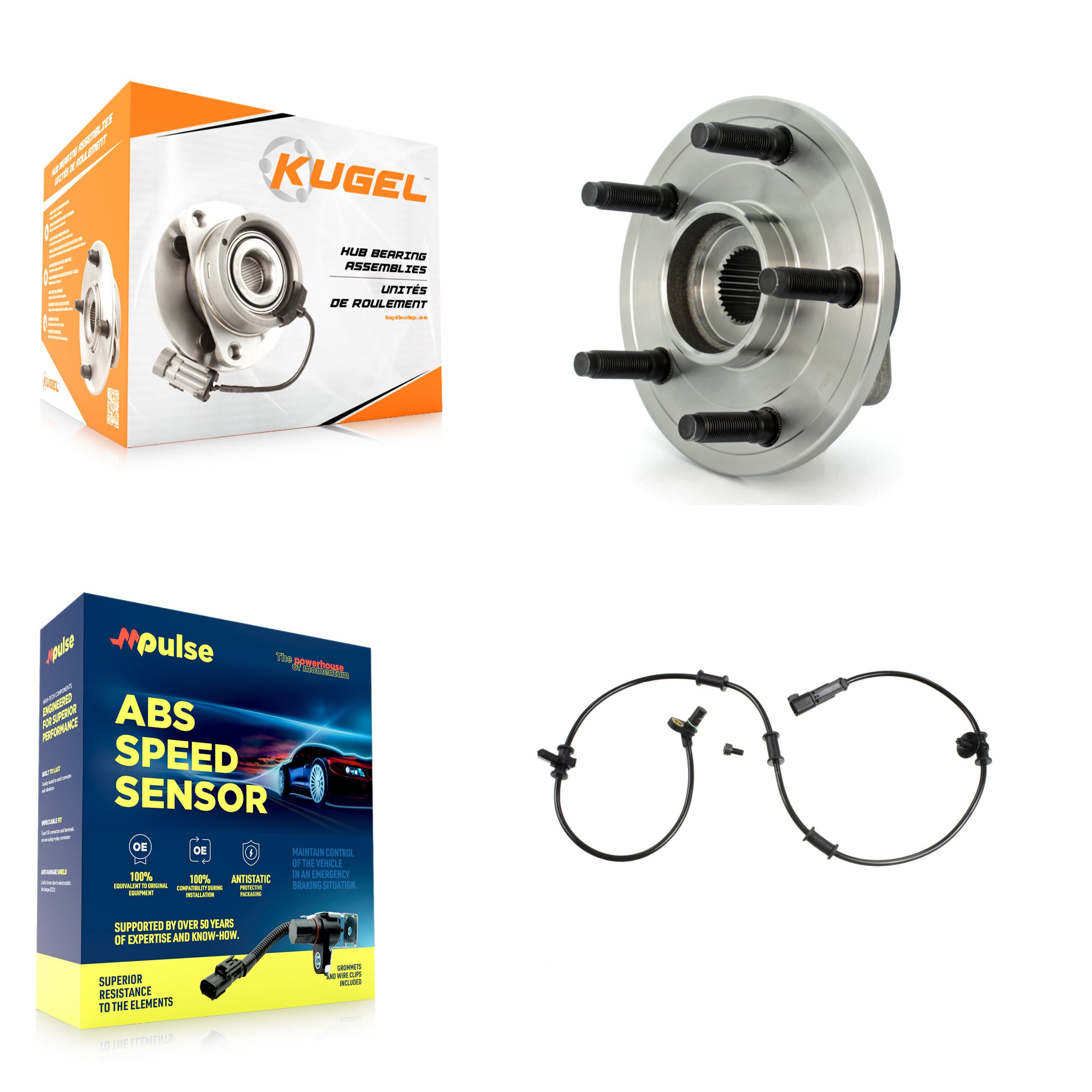 Kugel - K7S-100200 - Front Wheel Bearing and Hub Assembly Kits image 1