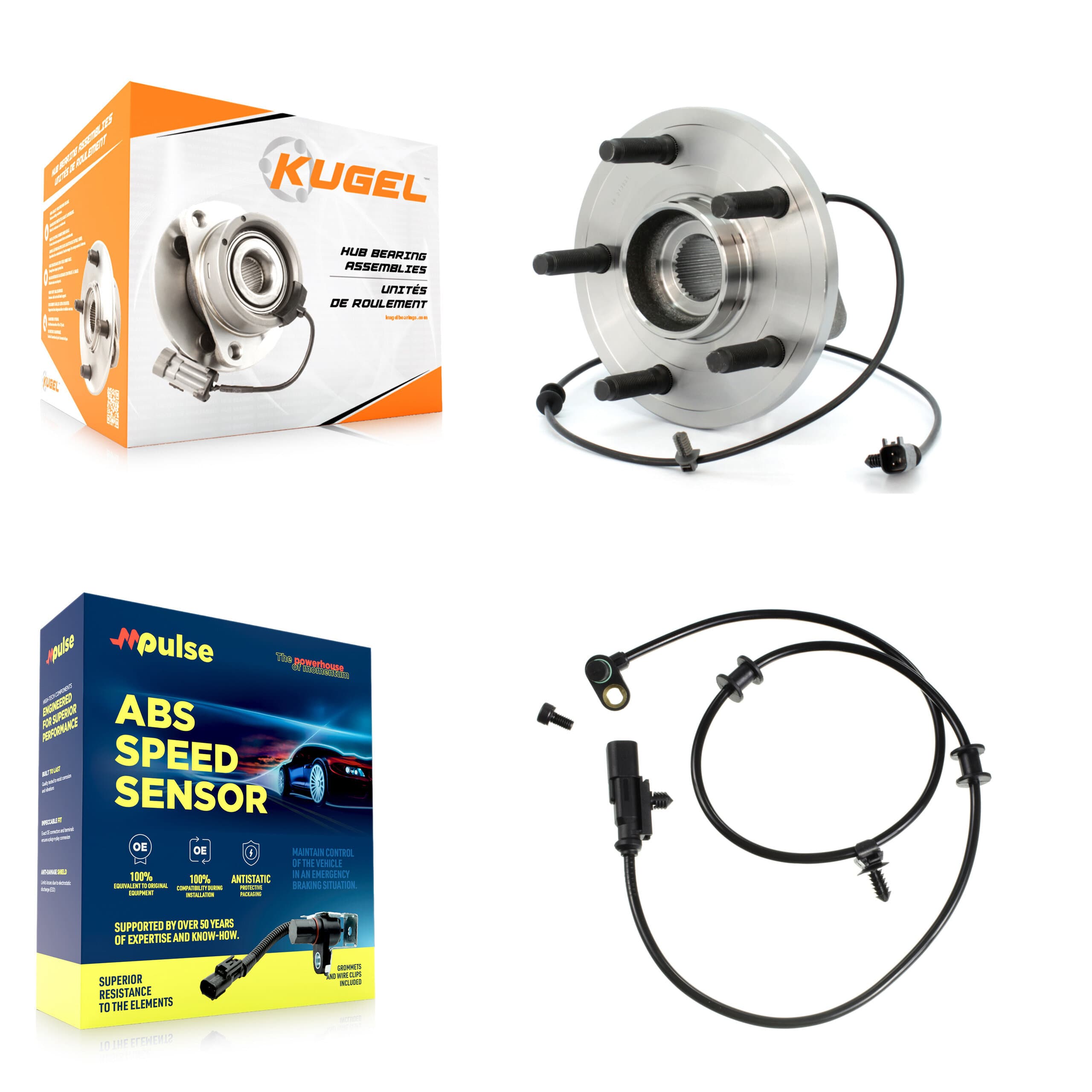 Kugel - K7S-100227 - Front Wheel Bearing and Hub Assembly Kits image 1