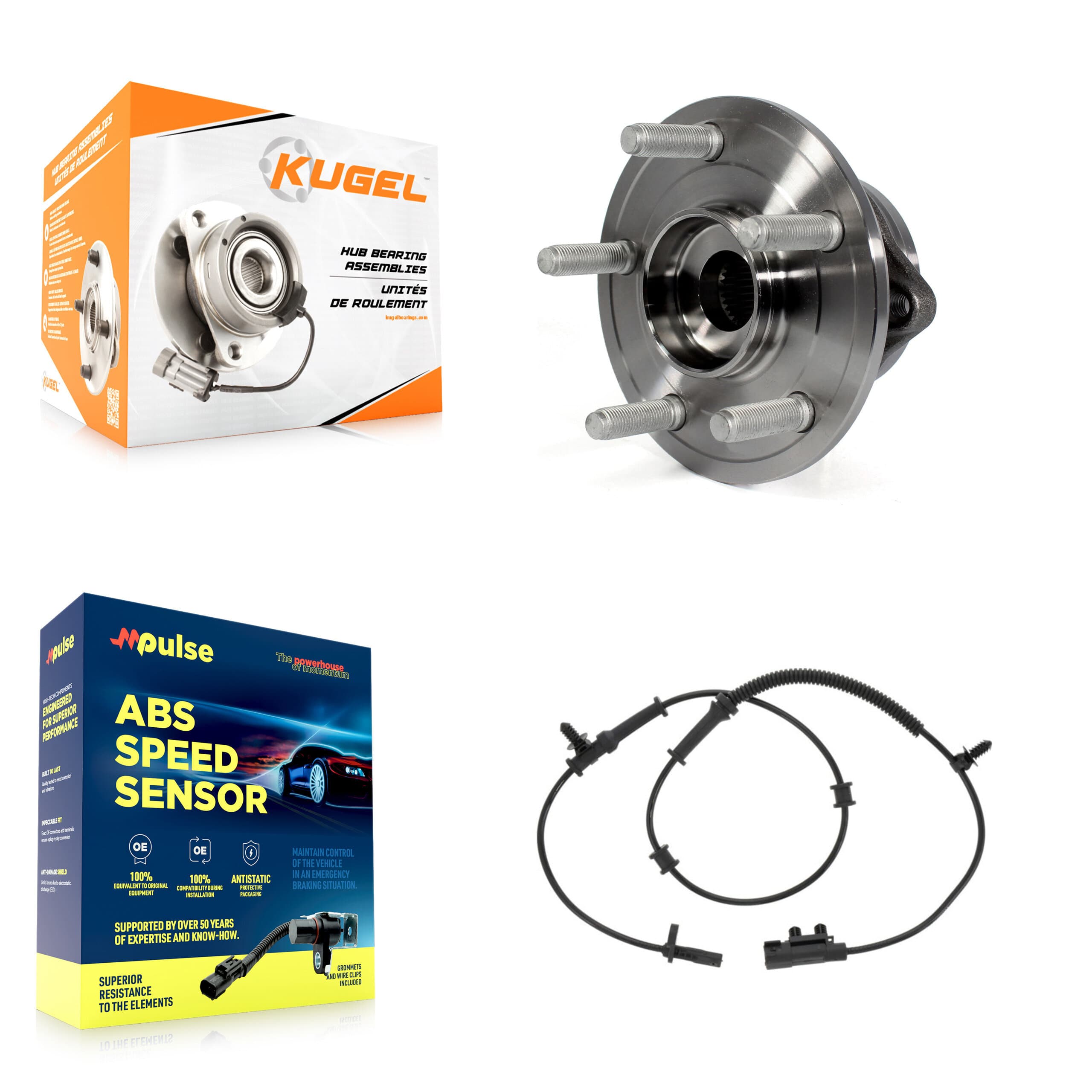 Kugel - K7S-100242 - Front Wheel Bearing and Hub Assembly Kits image 1