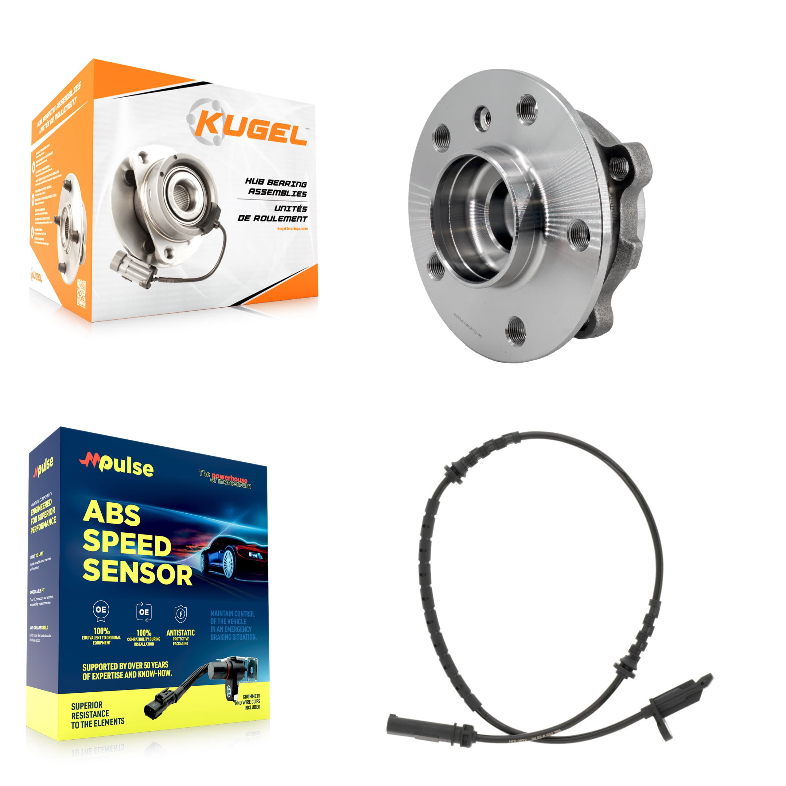 Kugel - K7S-100249 - Front Wheel Bearing and Hub Assembly Kits image 1