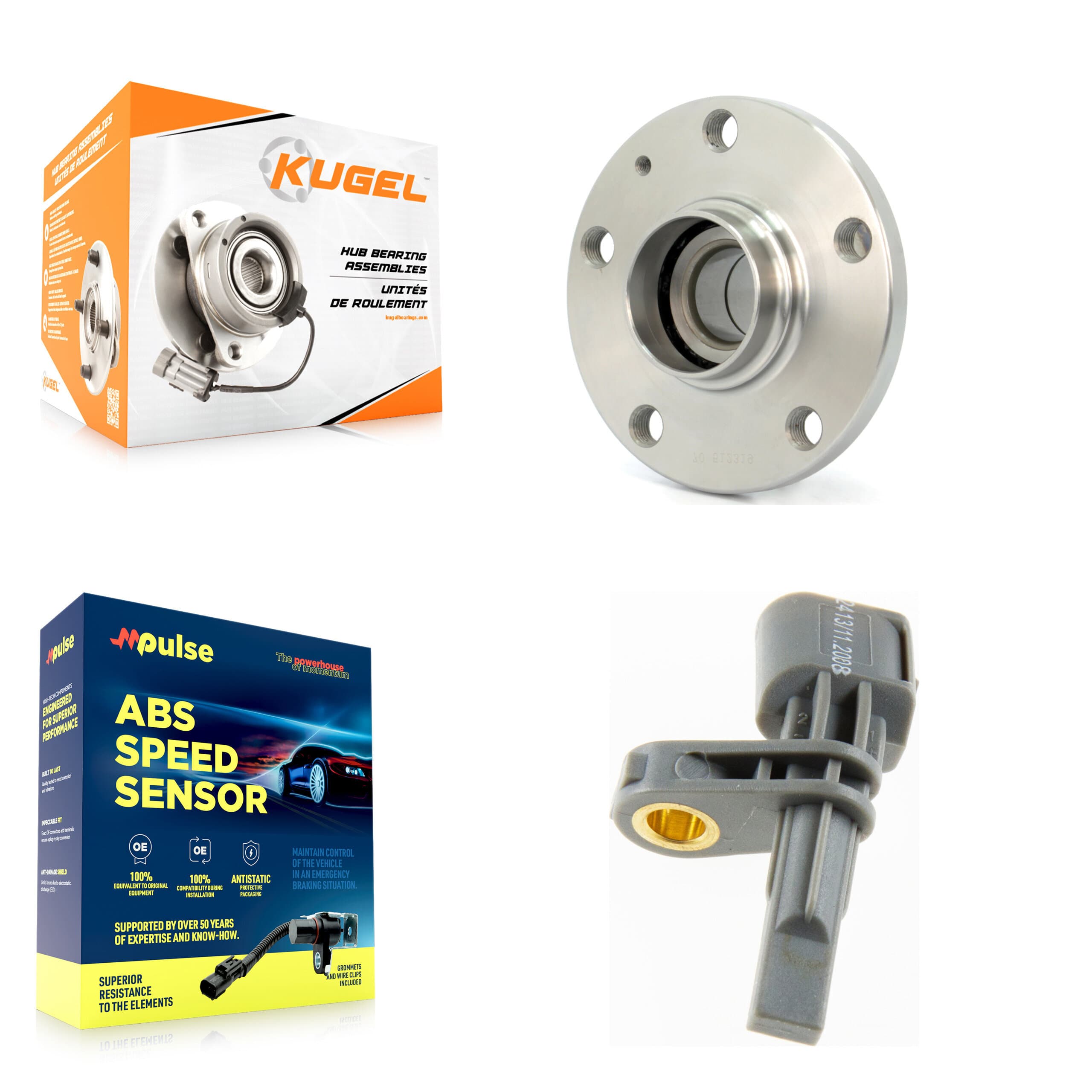 Kugel - K7S-100344 - Rear Wheel Bearing and Hub Assembly Kits image 1